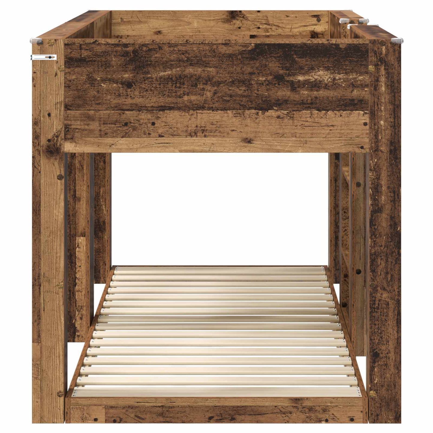 Køyeseng for Barn Gammelt tre 75 x 190 cm Konstruert tre
