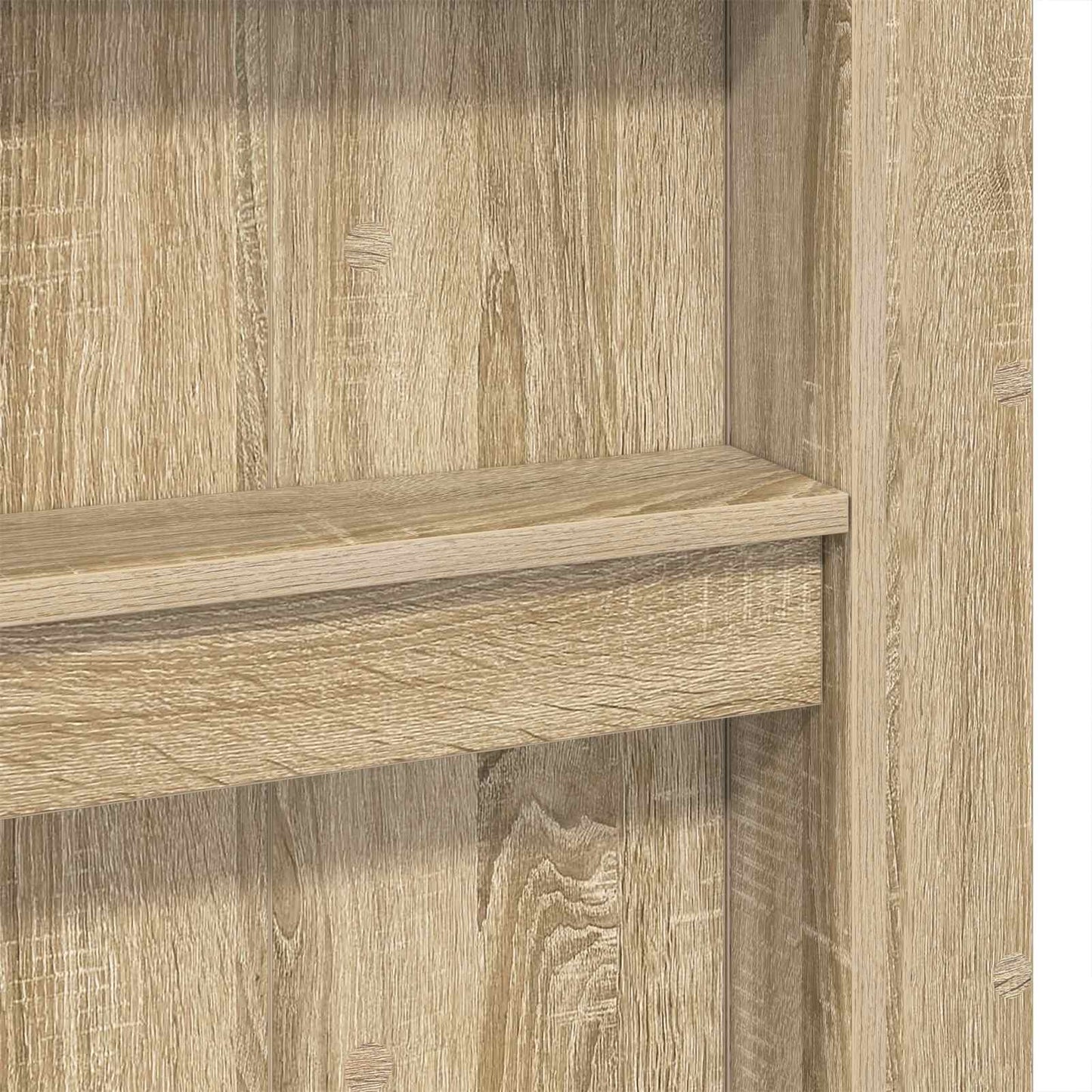 Loft seng ramme med skrivebord Sonoma eik 100 x 200 cm