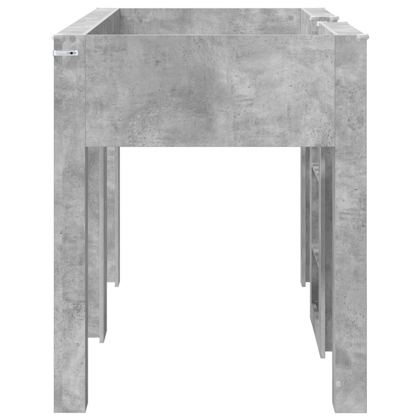 Køyeseng for Barn Betonggrå 75 x 190 cm Konstruert tre