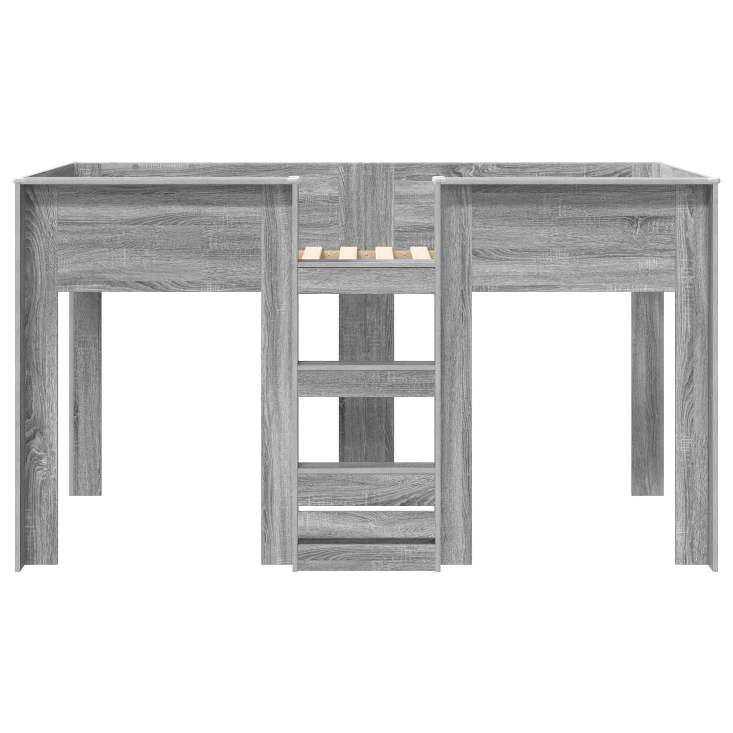 Køyeseng for Barn Grå Sonoma 75 x 190 cm Konstruert tre
