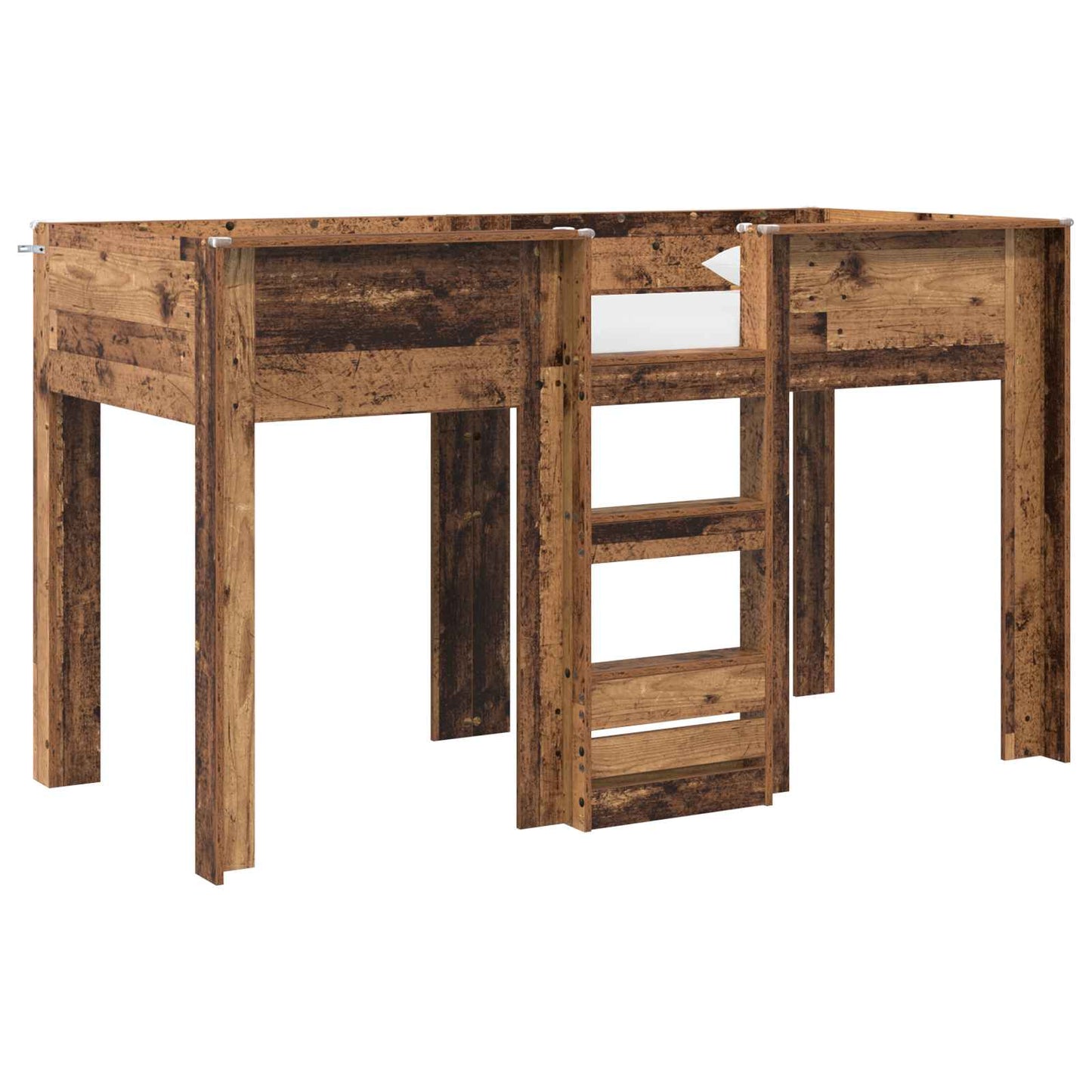 Køyeseng for Barn Gammelt tre 75 x 190 cm Konstruert tre