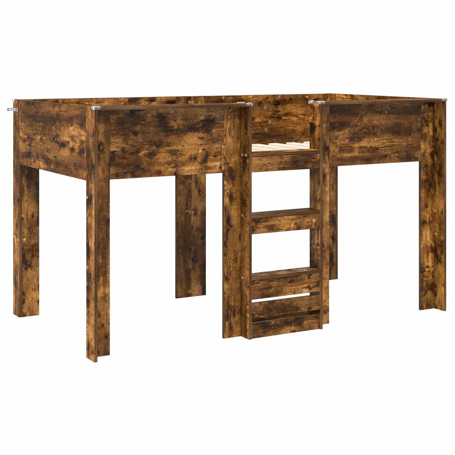 Køyeseng for Barn Røkt eik 90 x 190 cm Konstruert tre