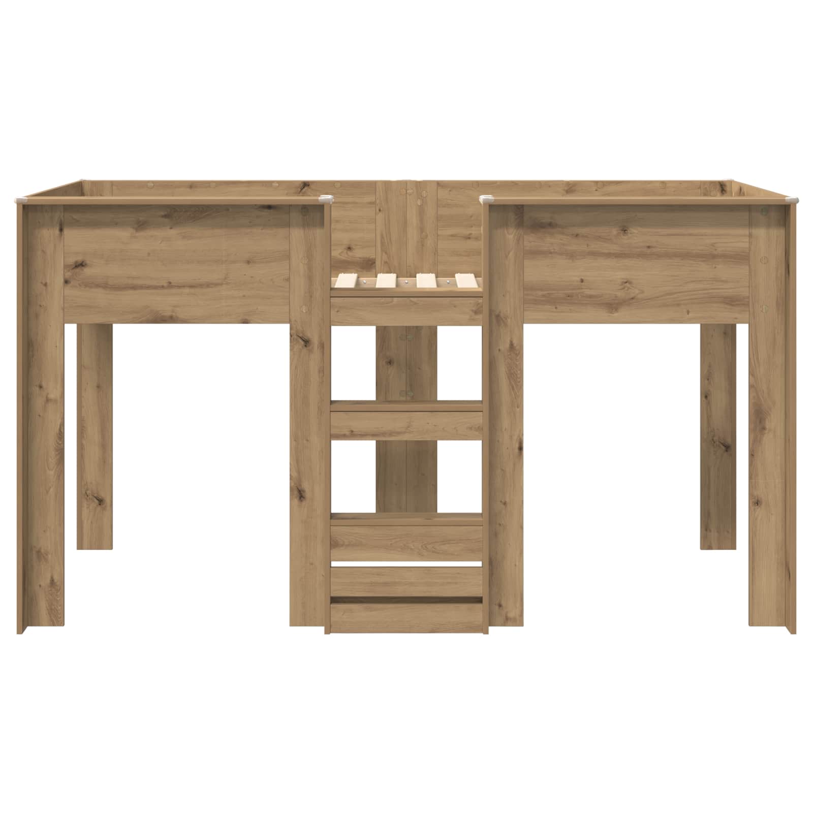 Køyeseng for Barn Artisan Eik 100 x 200 cm Konstruert tre vidaXL