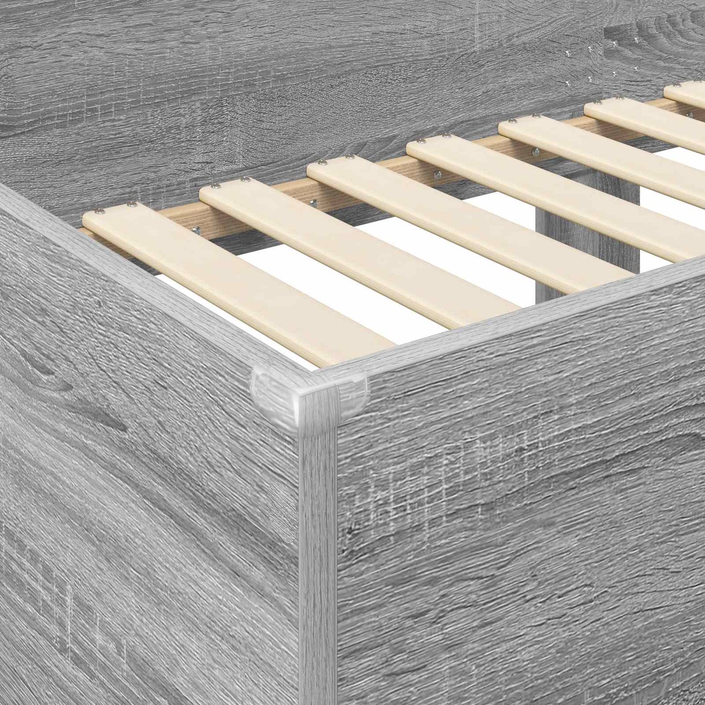 Køyeseng for Barn Grå Sonoma 80 x 200 cm Konstruert tre