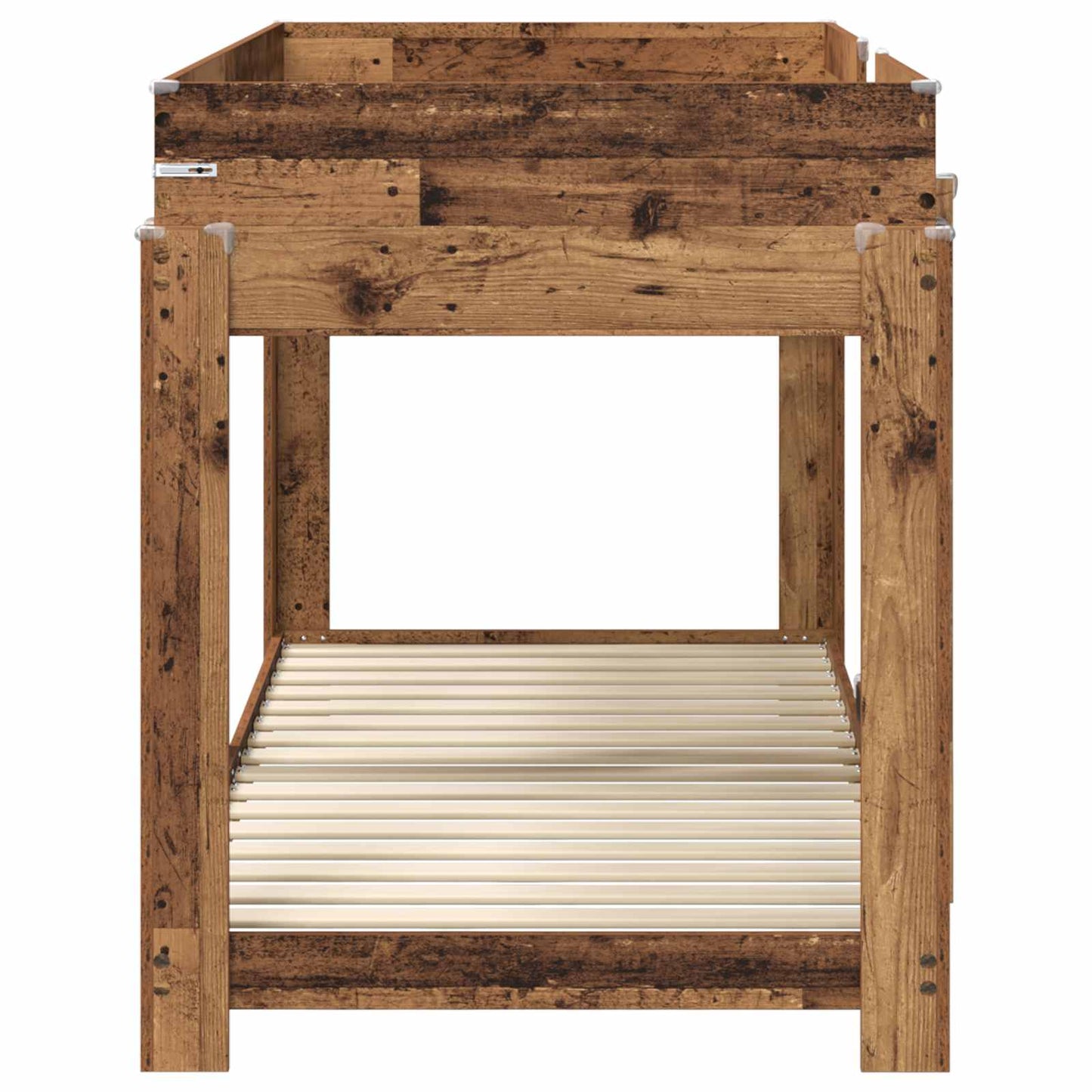 Køyeseng for Barn Gammelt tre 80 x 200 cm Konstruert tre
