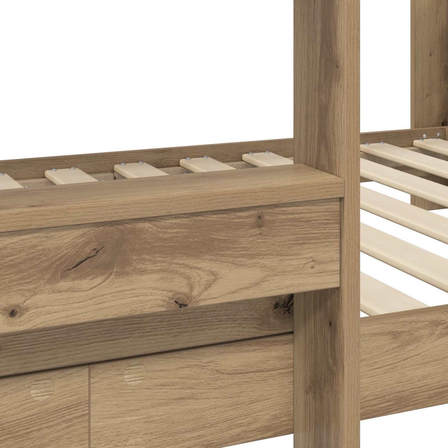 Køyeseng for Barn Artisan Eik 80 x 200 cm Konstruert tre