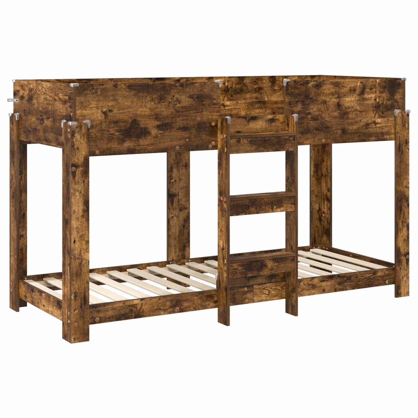 Køyeseng for Barn Røkt eik 75 x 190 cm Konstruert tre