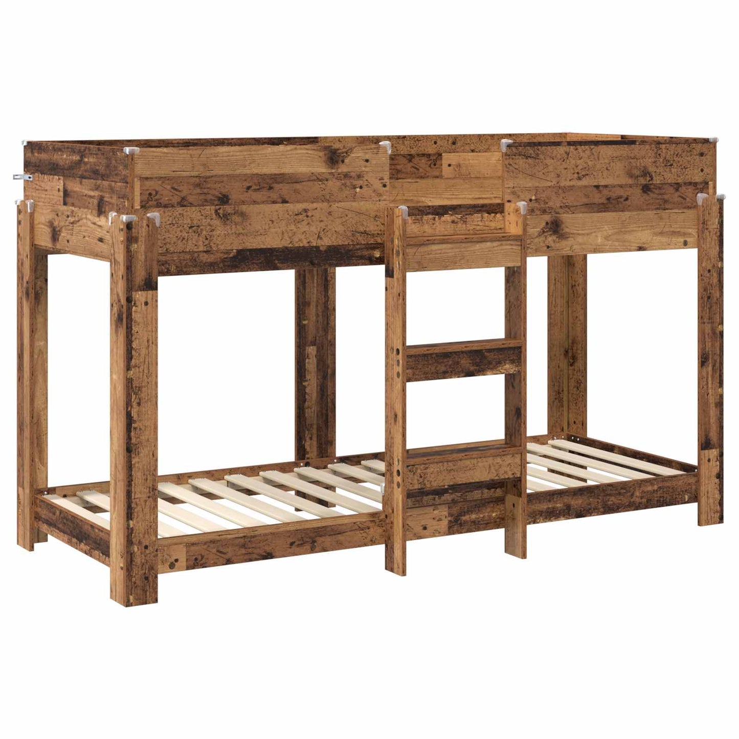Køyeseng for Barn Gammelt tre 75 x 190 cm Konstruert tre
