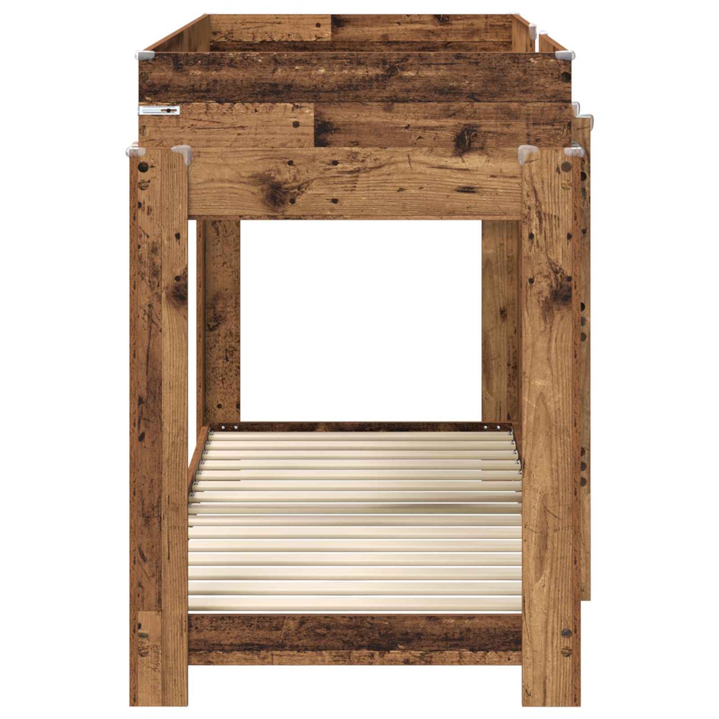 Køyeseng for Barn Gammelt tre 75 x 190 cm Konstruert tre
