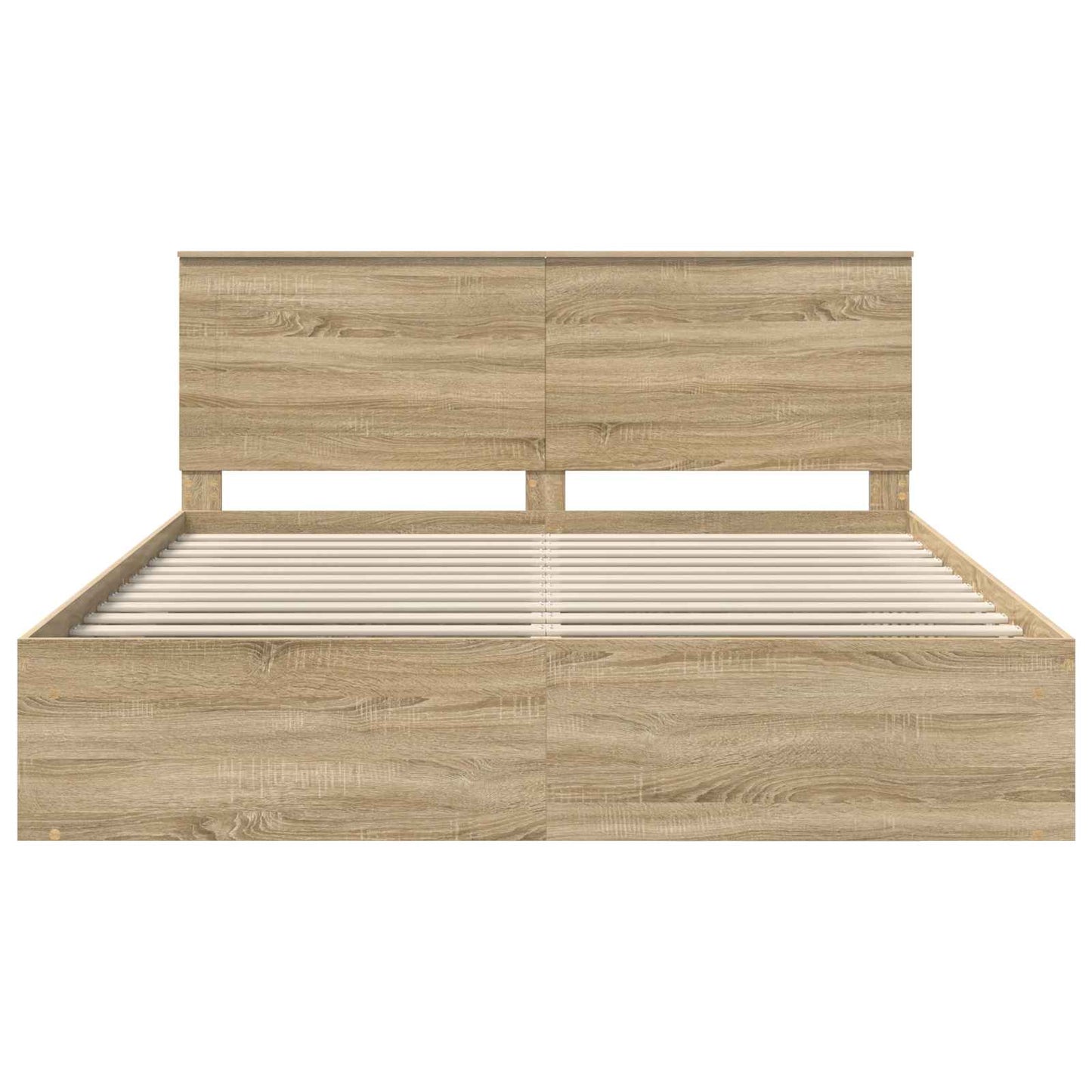 Sengestamme med hodegjerde Sonoma 200 x 200 cm Massiv furu