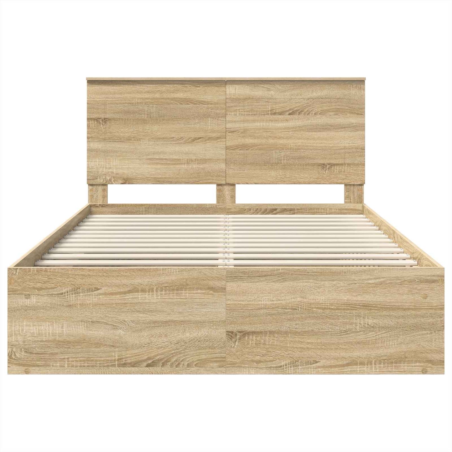 Sengestamme med hodegjerde Sonoma 140 x 190 cm Massiv furu