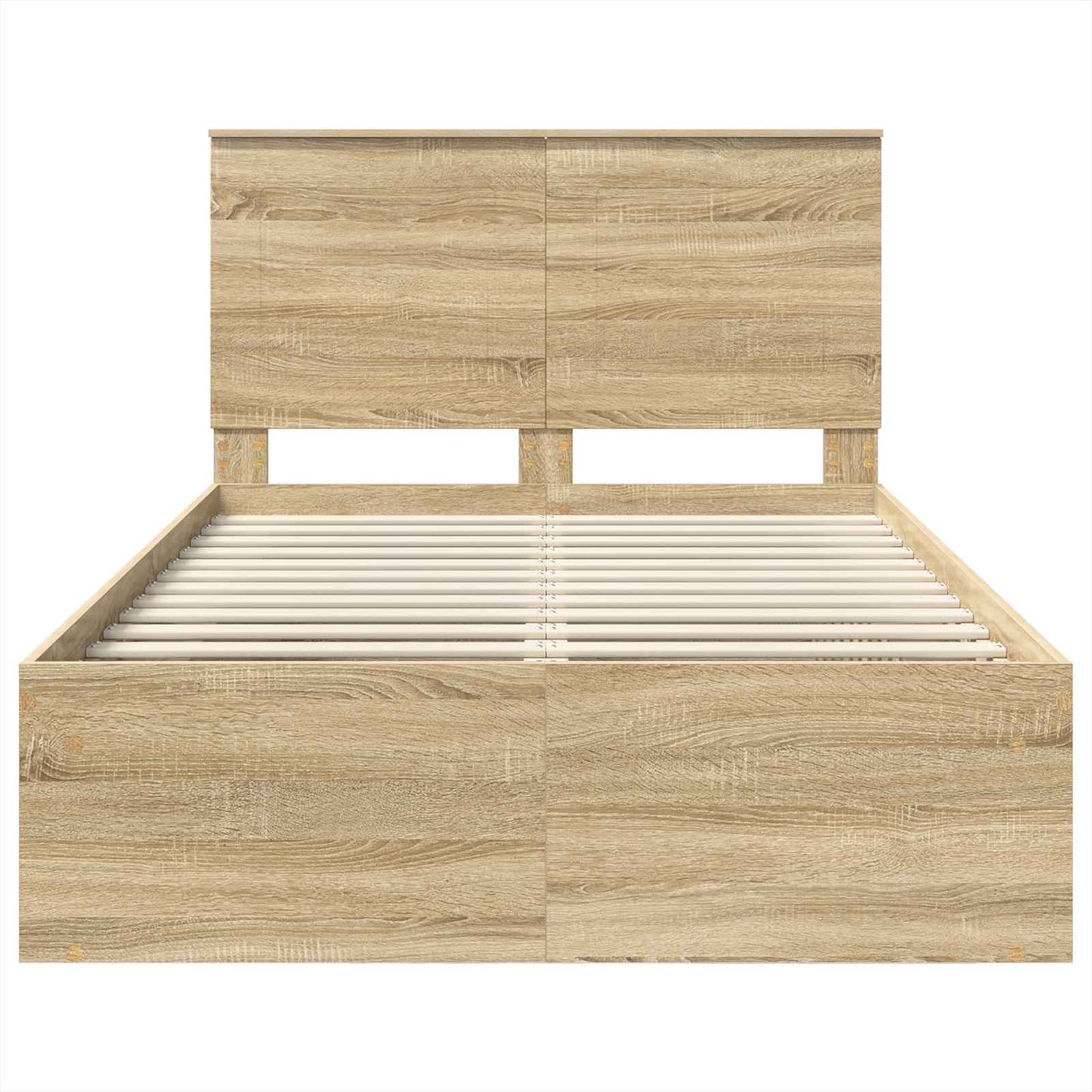 Sengestamme med hodegjerde Sonoma 120 x 200 cm Massiv furu