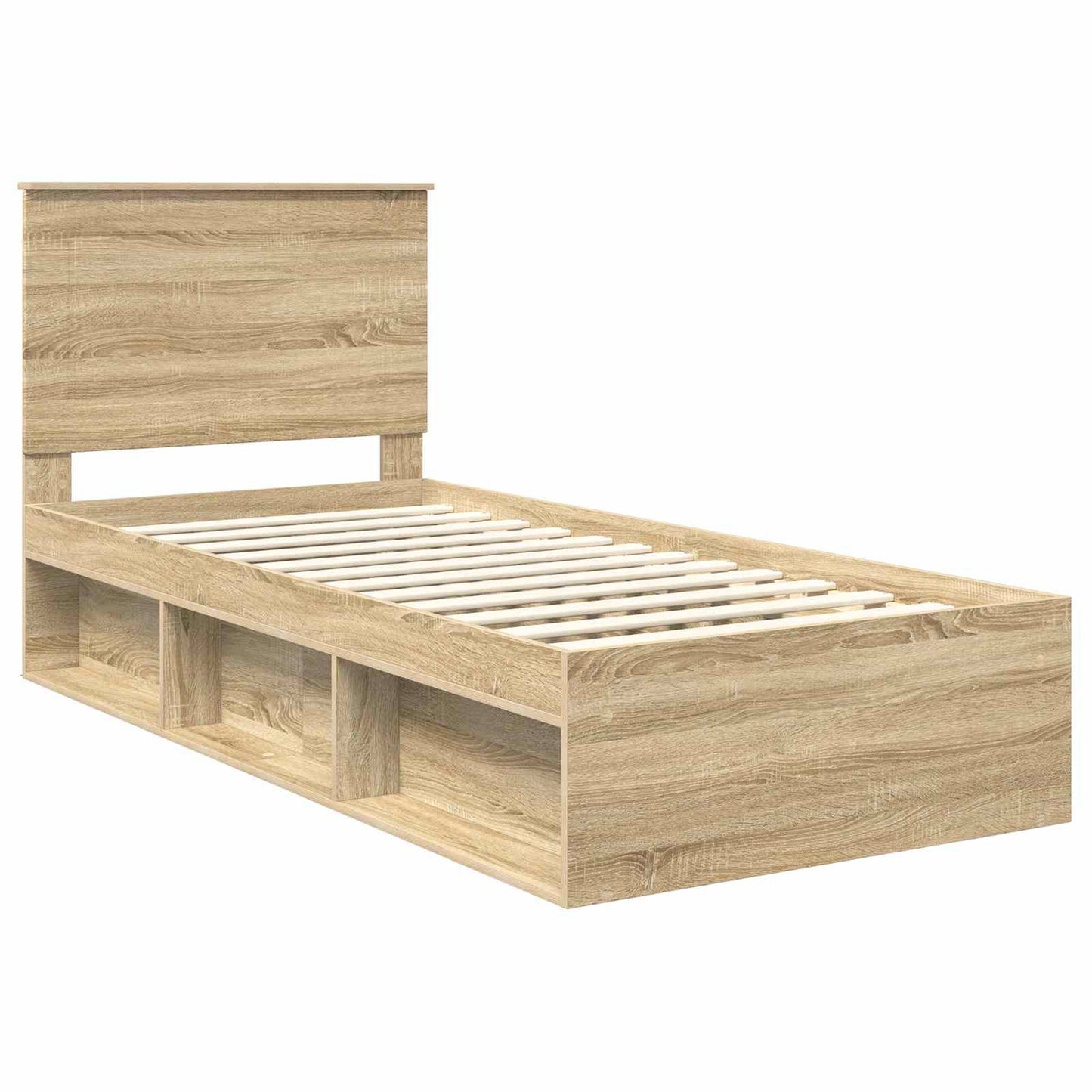 Sengestamme med hodegjerde Sonoma 100 x 200 cm Massiv furu