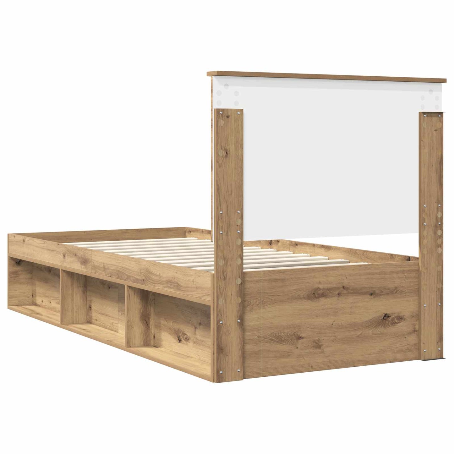 Sengestamme Kunstnerisk Eik 100 x 200 cm Massiv furu