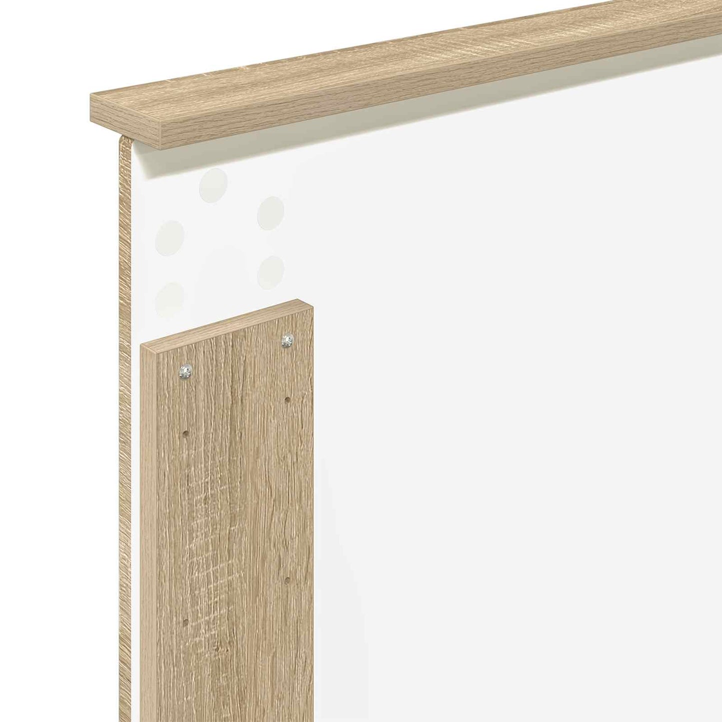 Sengestamme med hodegjerde Sonoma 90 x 190 cm Massiv furu