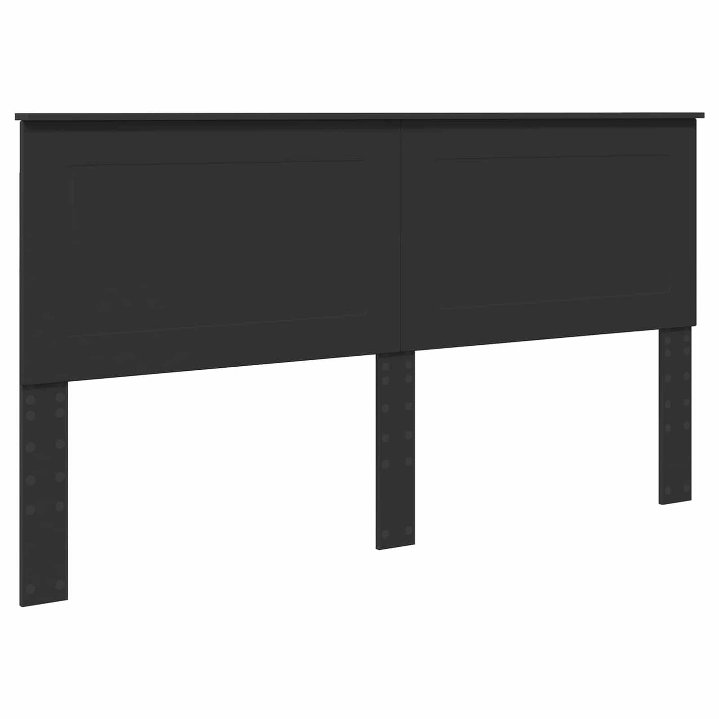 Sengestamme med skuff Svart 180 x 200 cm Ingeniørtre