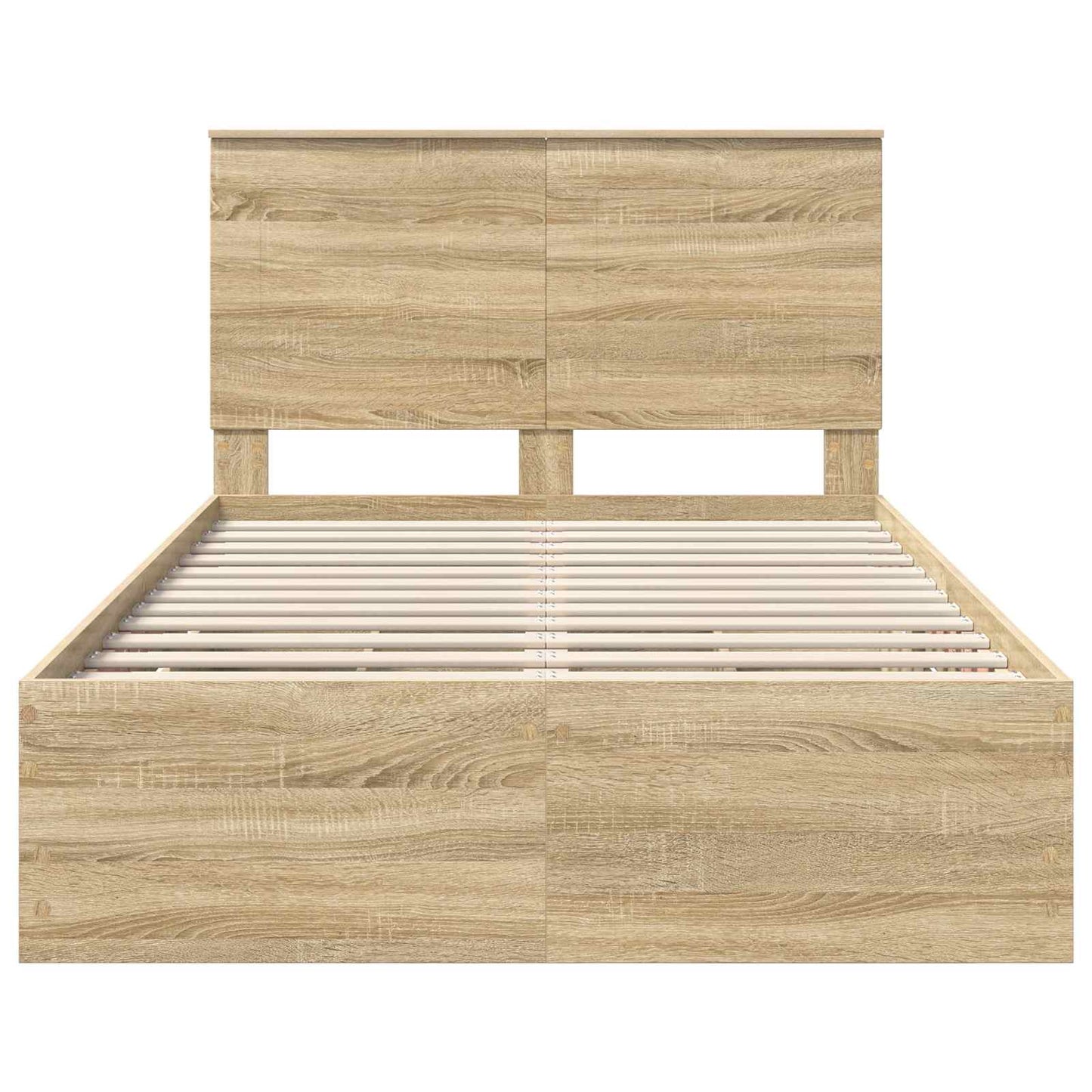 Sengestamme med skuff Sonoma eik 120 x 200 cm Ingeniørtre
