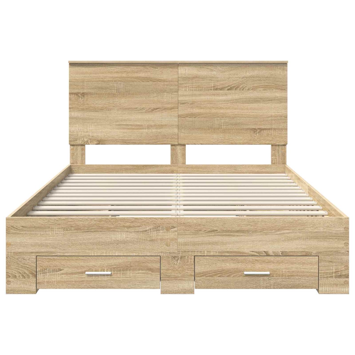 Sengestamme med skuff Sonoma eik 140 x 190 cm Konstruert tre