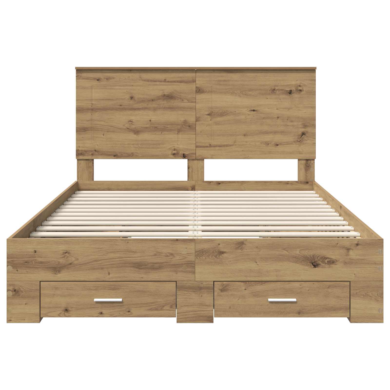 Sengestamme med skuff Artisan Eik 140 x 190 cm Konstruert tre