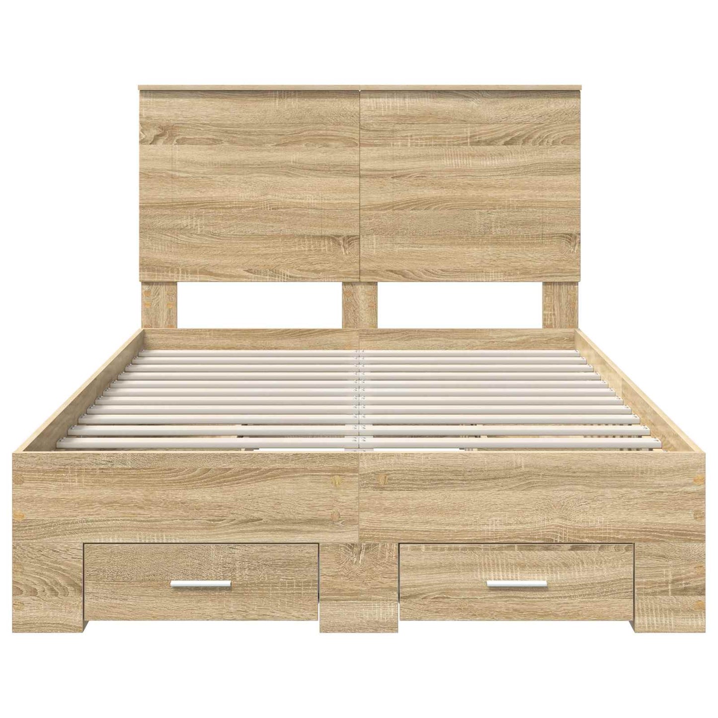 Sengestamme med skuff Sonoma eik 120 x 200 cm Konstruert tre