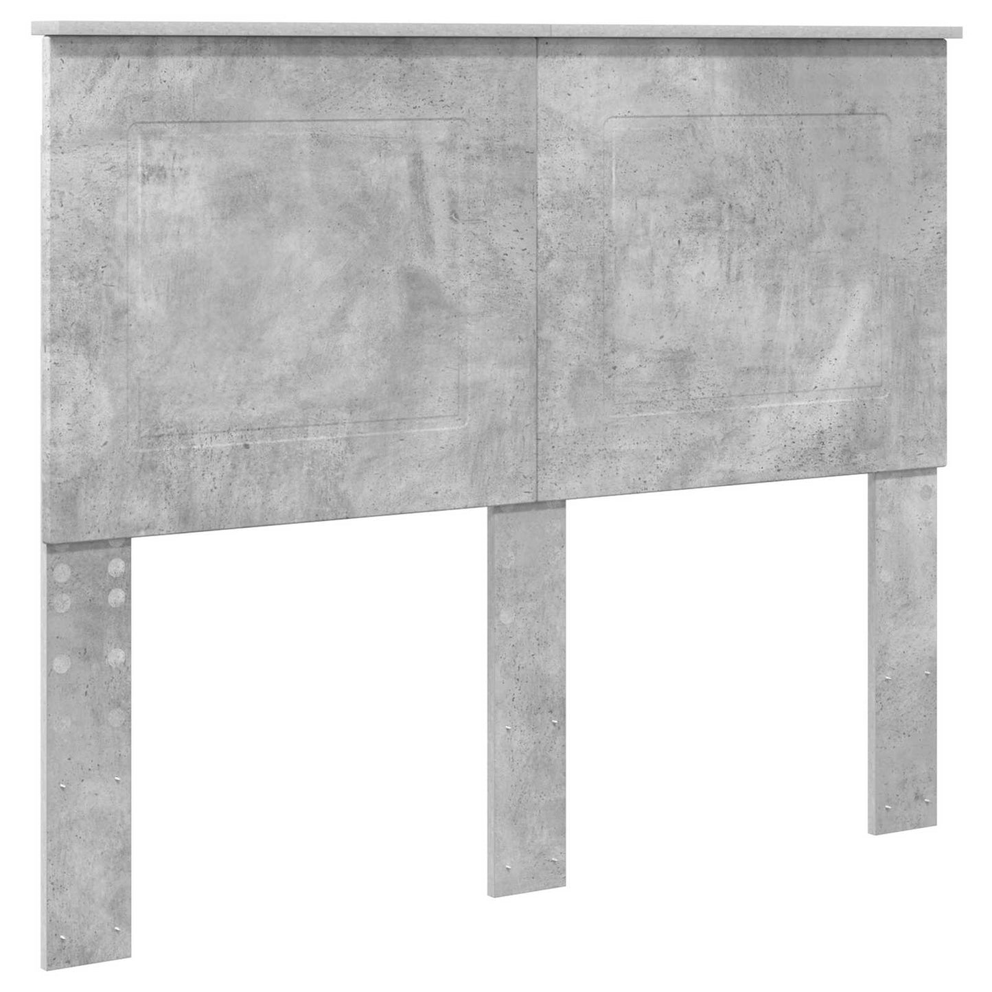 Sengestamme med skuff Betonggrå 120 x 200 cm Konstruert tre