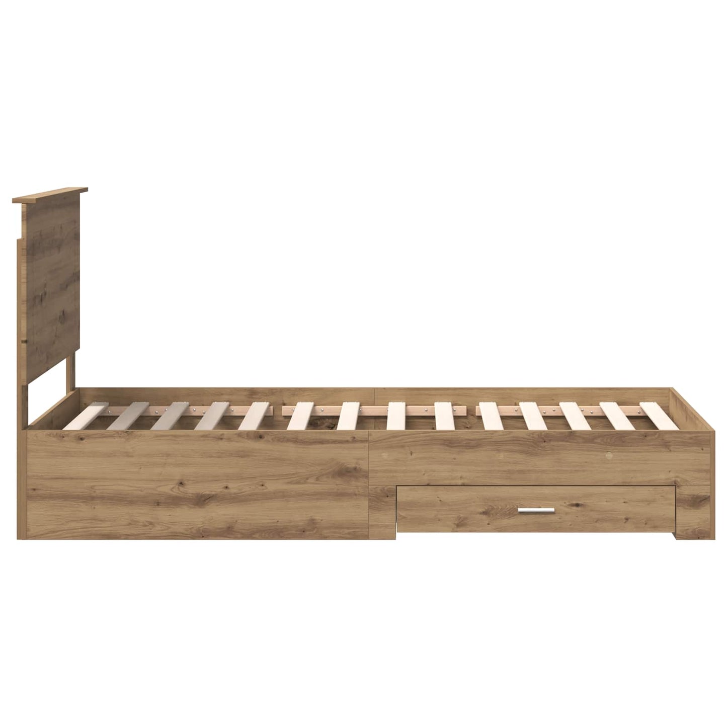Sengestamme med skuff Artisan Eik 100 x 200 cm Konstruert tre