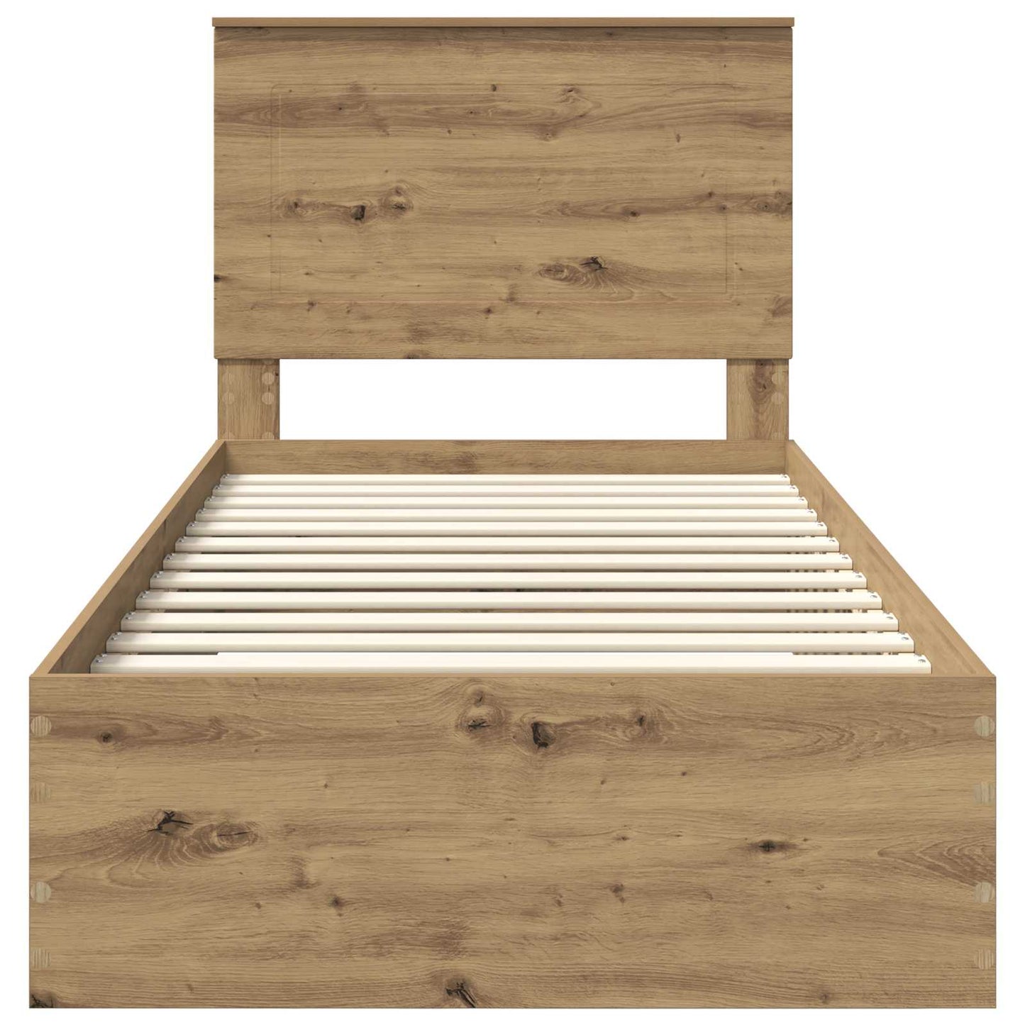 Sengestamme med skuff Artisan Eik 90 x 190 cm Konstruert tre