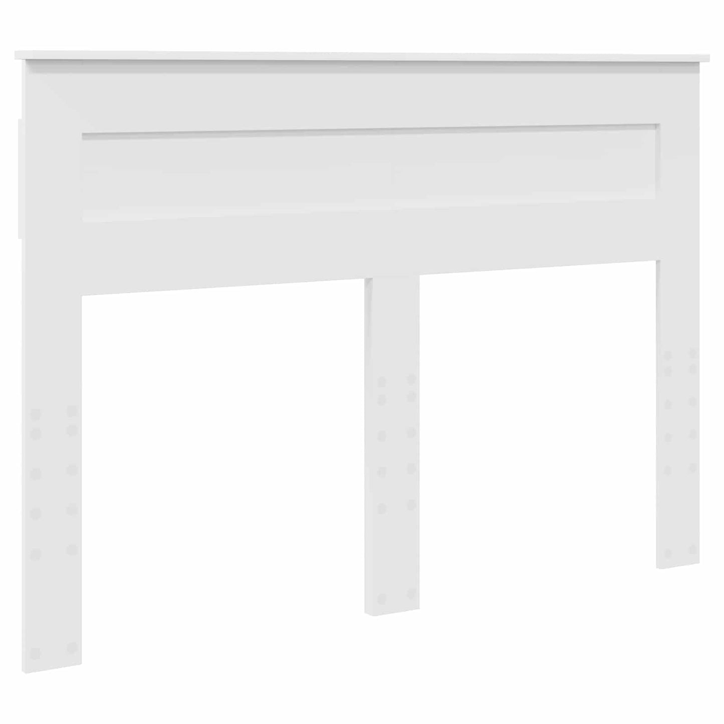 Sengestamme med hodegjerde Hvit 160 x 200 cm Massiv furu