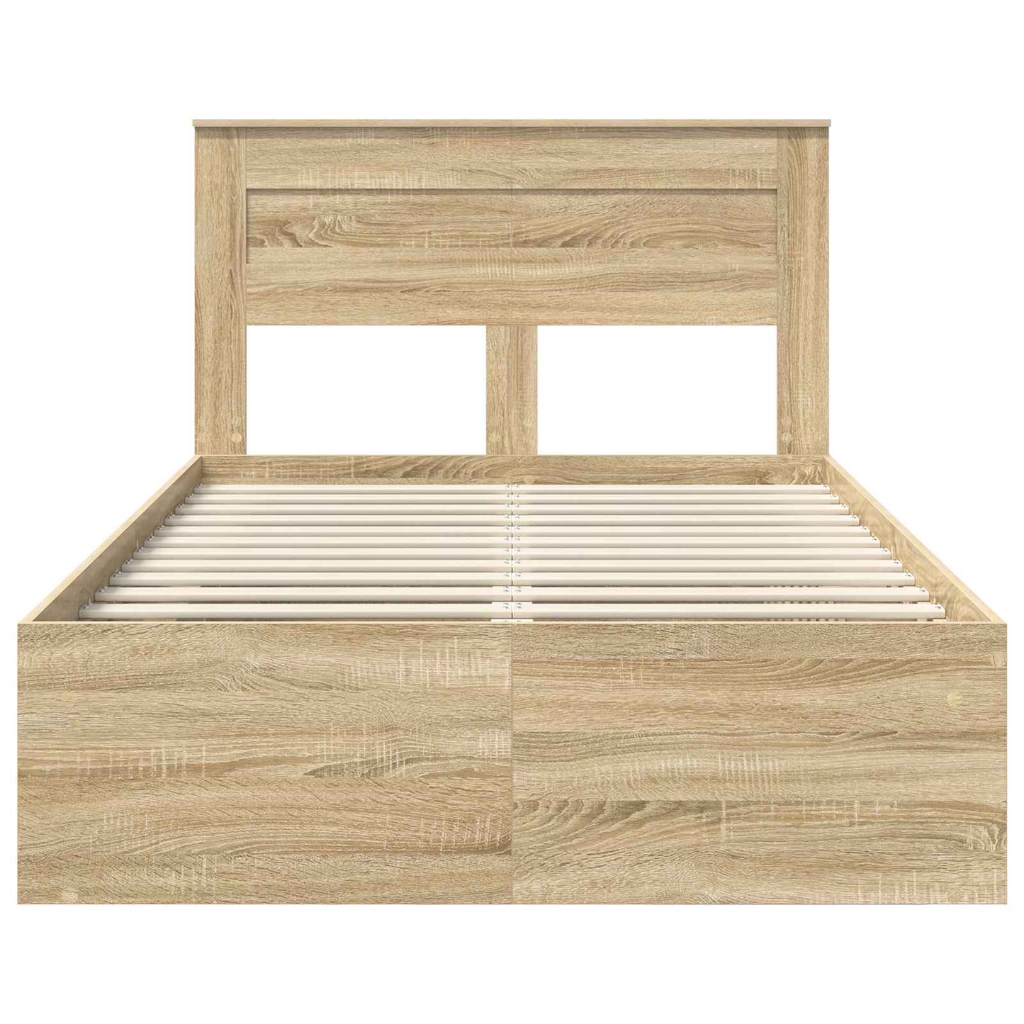 Sengestamme med hodegjerde Sonoma 120 x 200 cm Massiv furu