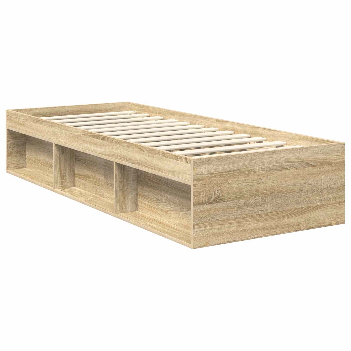 Sengestamme Ensfarget Sonoma eik 75 x 190 cm Massiv furu