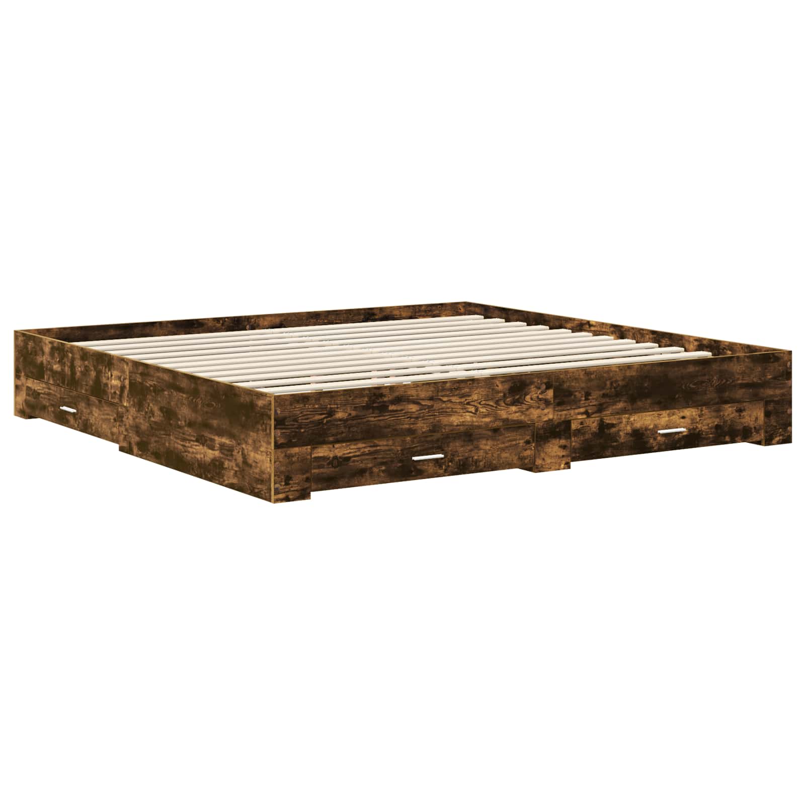 Sengestamme med skuff med hodegjerde med lagring Konstruert tre