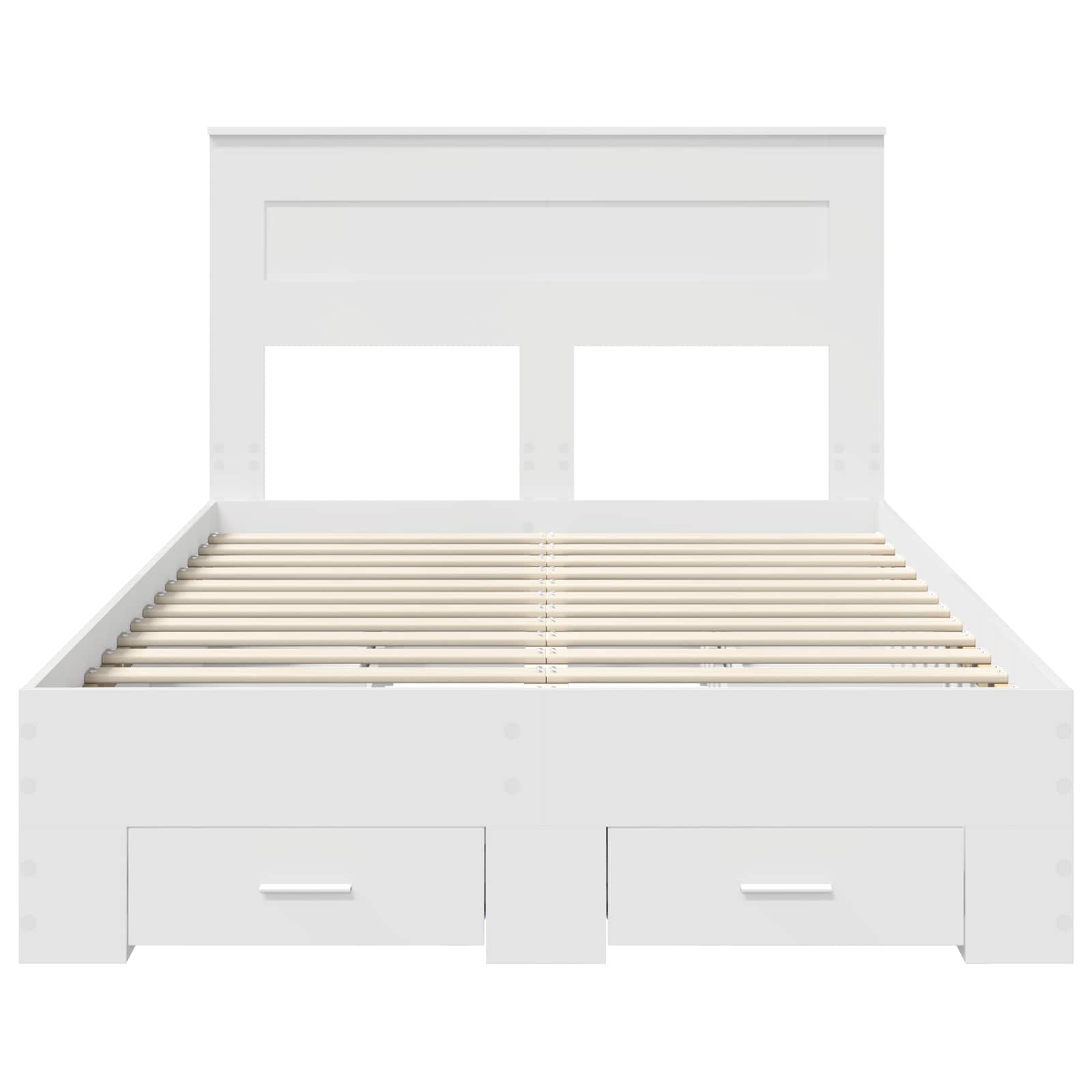 Sengestamme med skuff med hodegjerde med lagring Konstruert tre