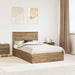 Sengestamme med skuff Artisan Eik 120 x 190 cm Konstruert tre