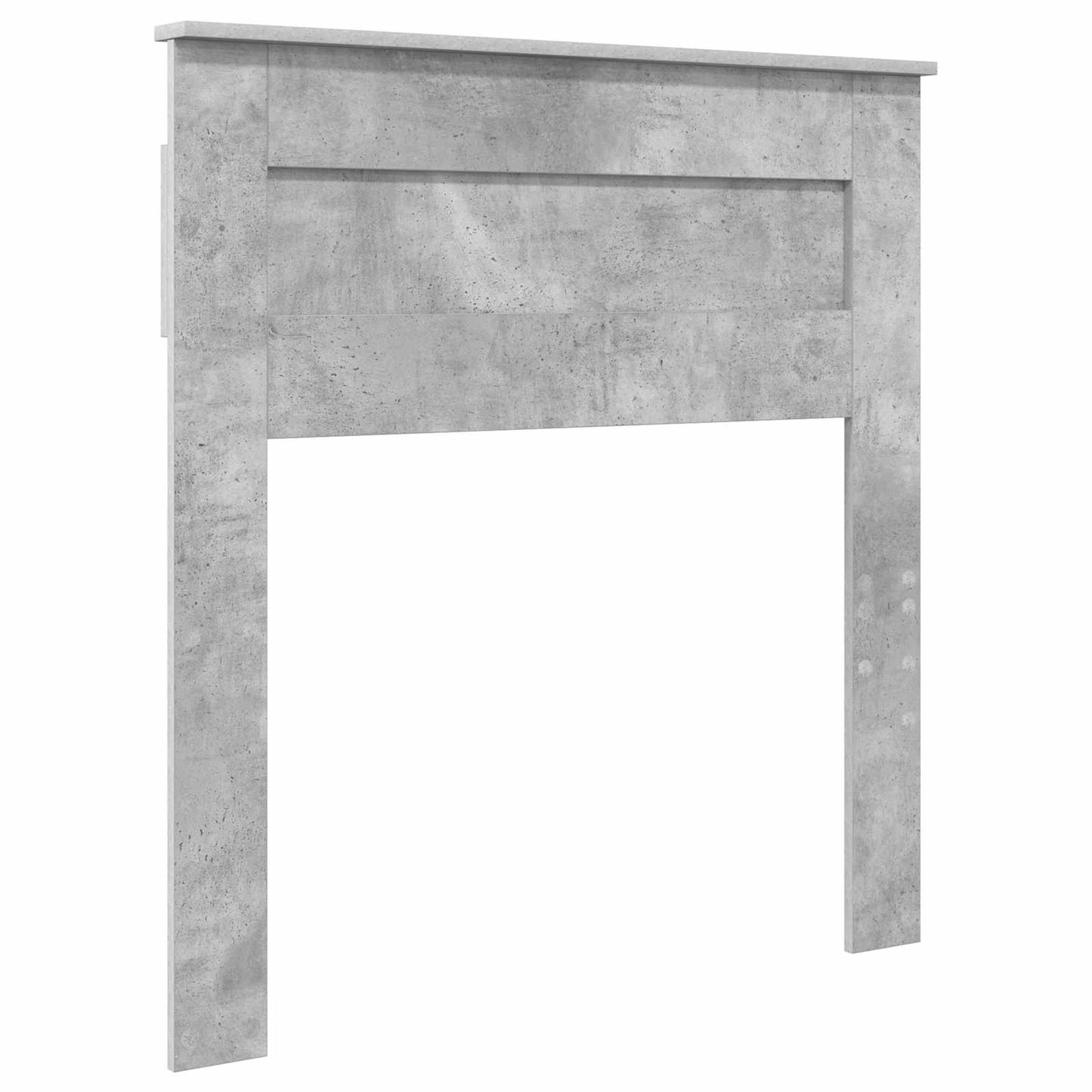 Sengestamme med skuff Betonggrå 100 x 200 cm Konstruert tre
