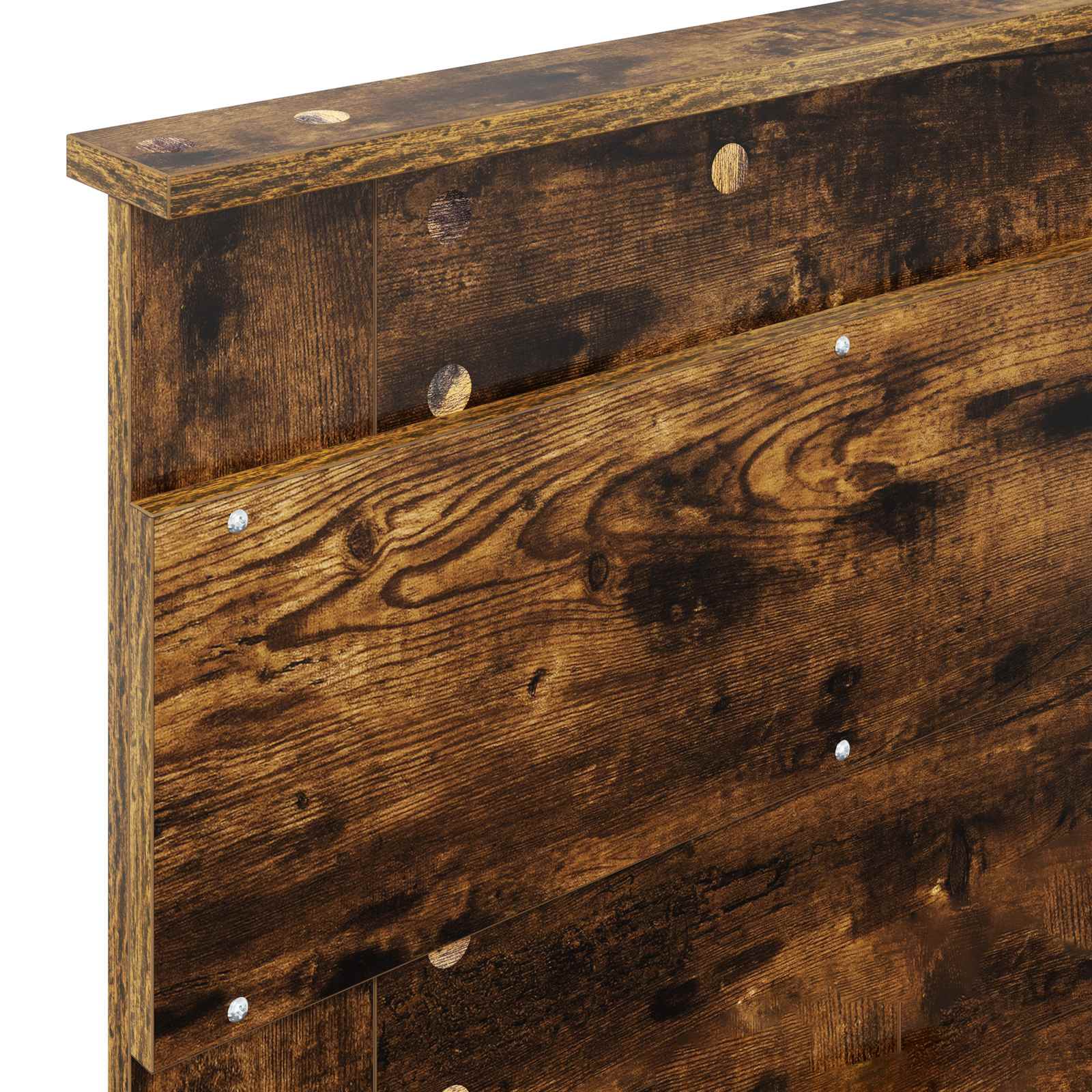 Sengestamme med skuff med hodegjerde med lagring Konstruert tre