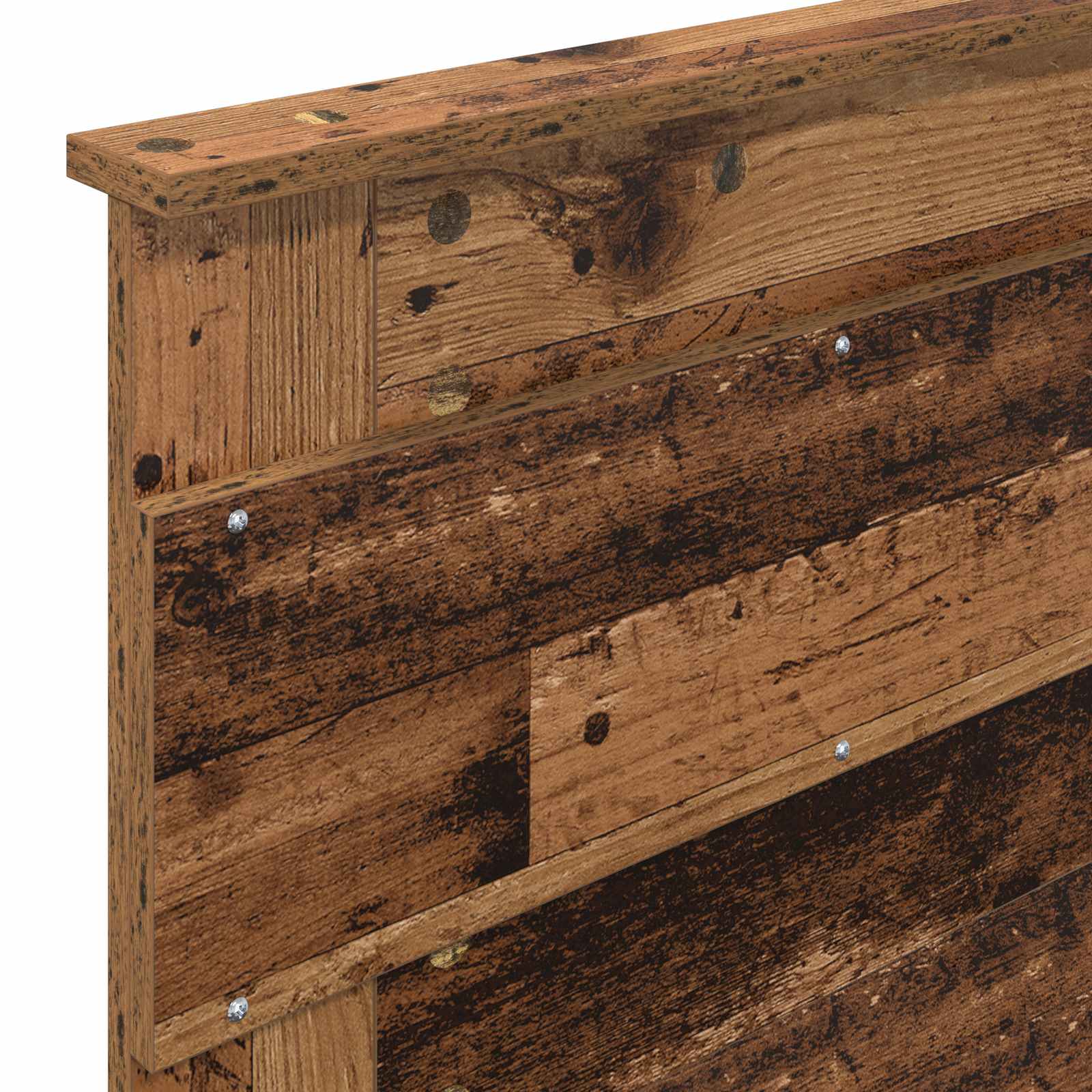 Sengestamme med skuff med hodegjerde med lagring Konstruert tre