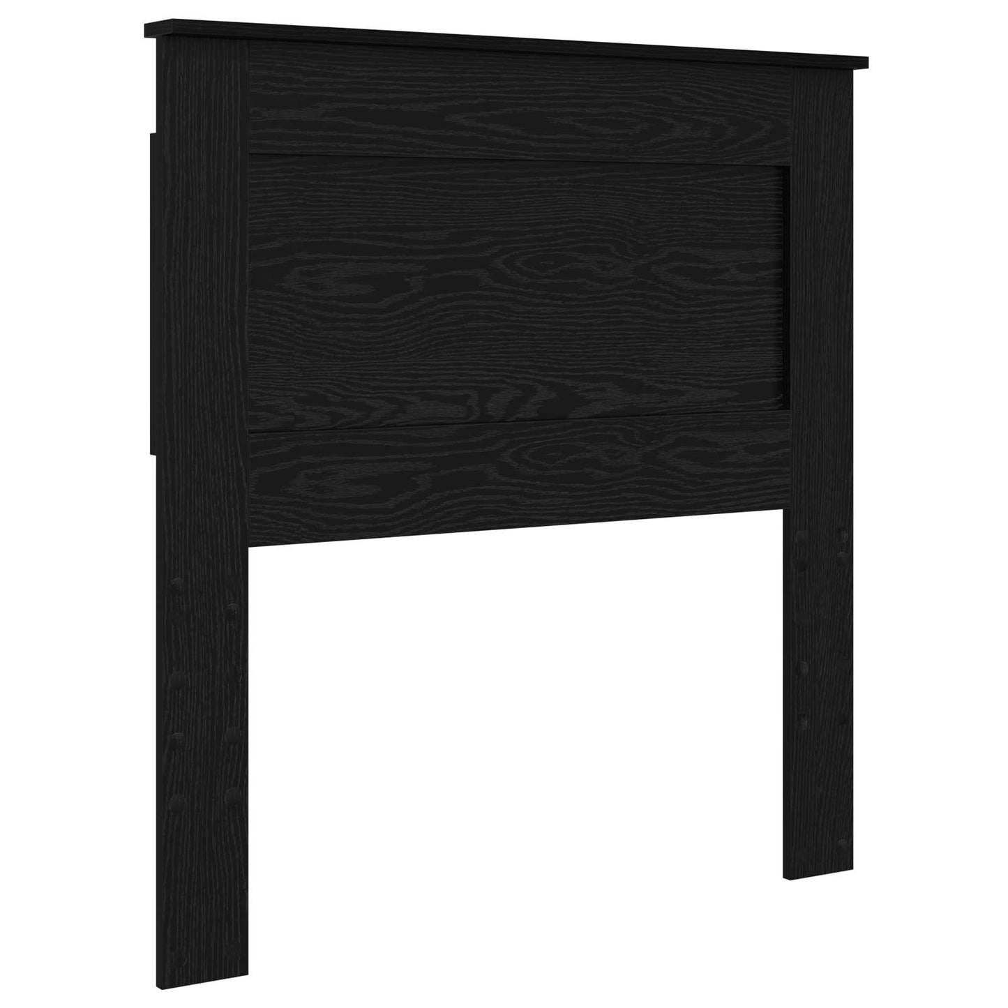 Sengestamme med skuff Ensfarget Svart 100 x 200 cm Massiv furu
