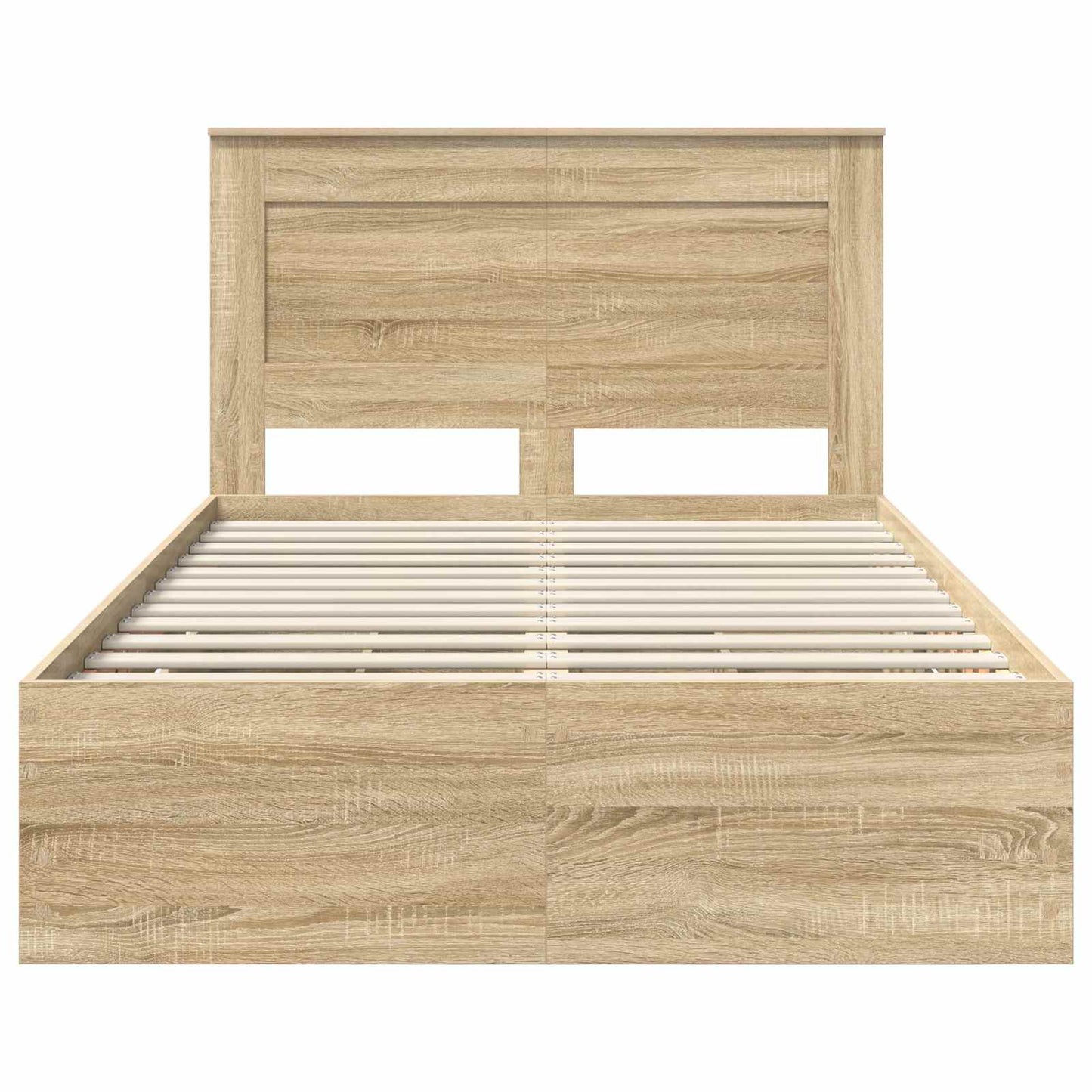 Sengestamme med skuff Sonoma eik 120 x 190 cm Ingeniørtre