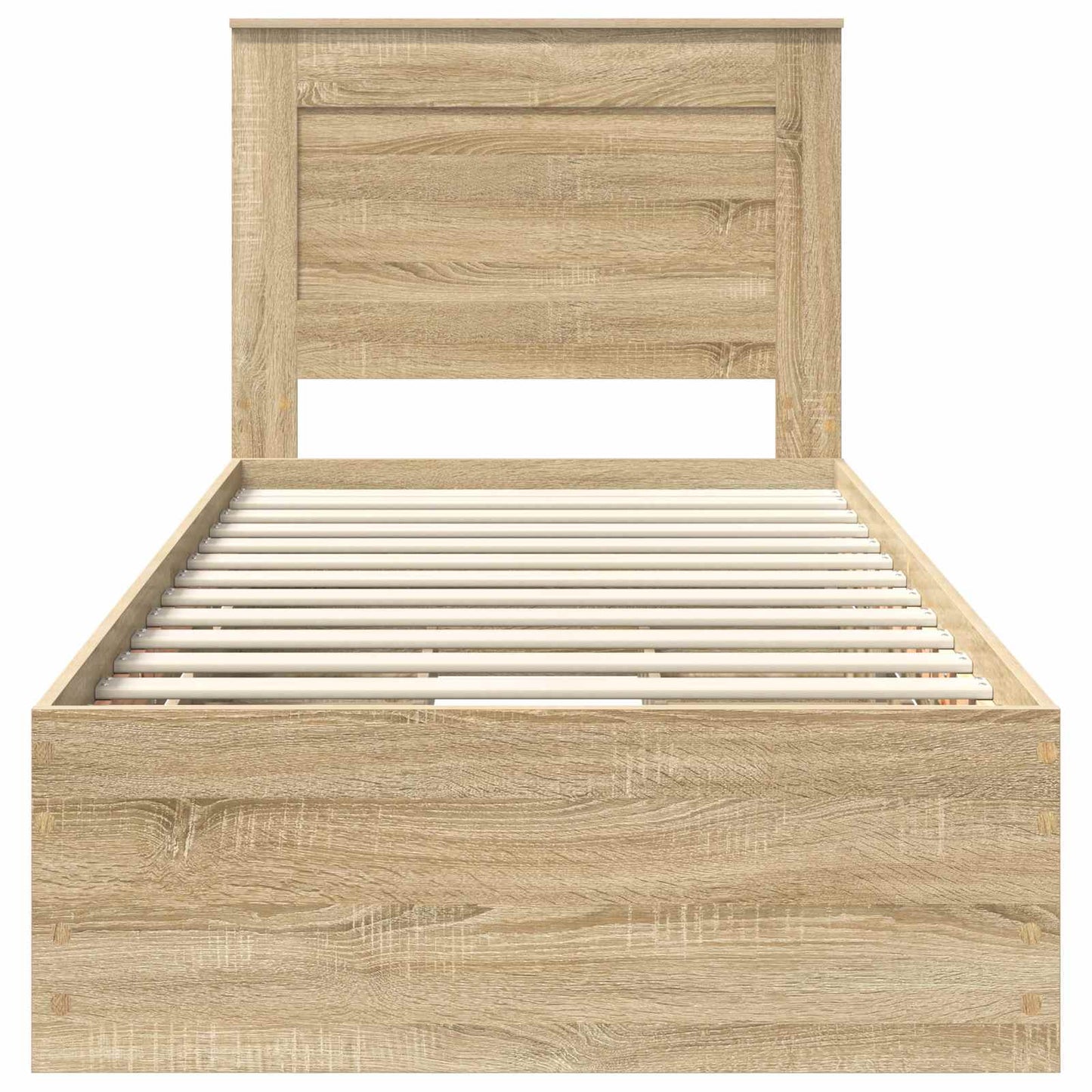Sengestamme med skuff Sonoma eik 100 x 200 cm Ingeniørtre