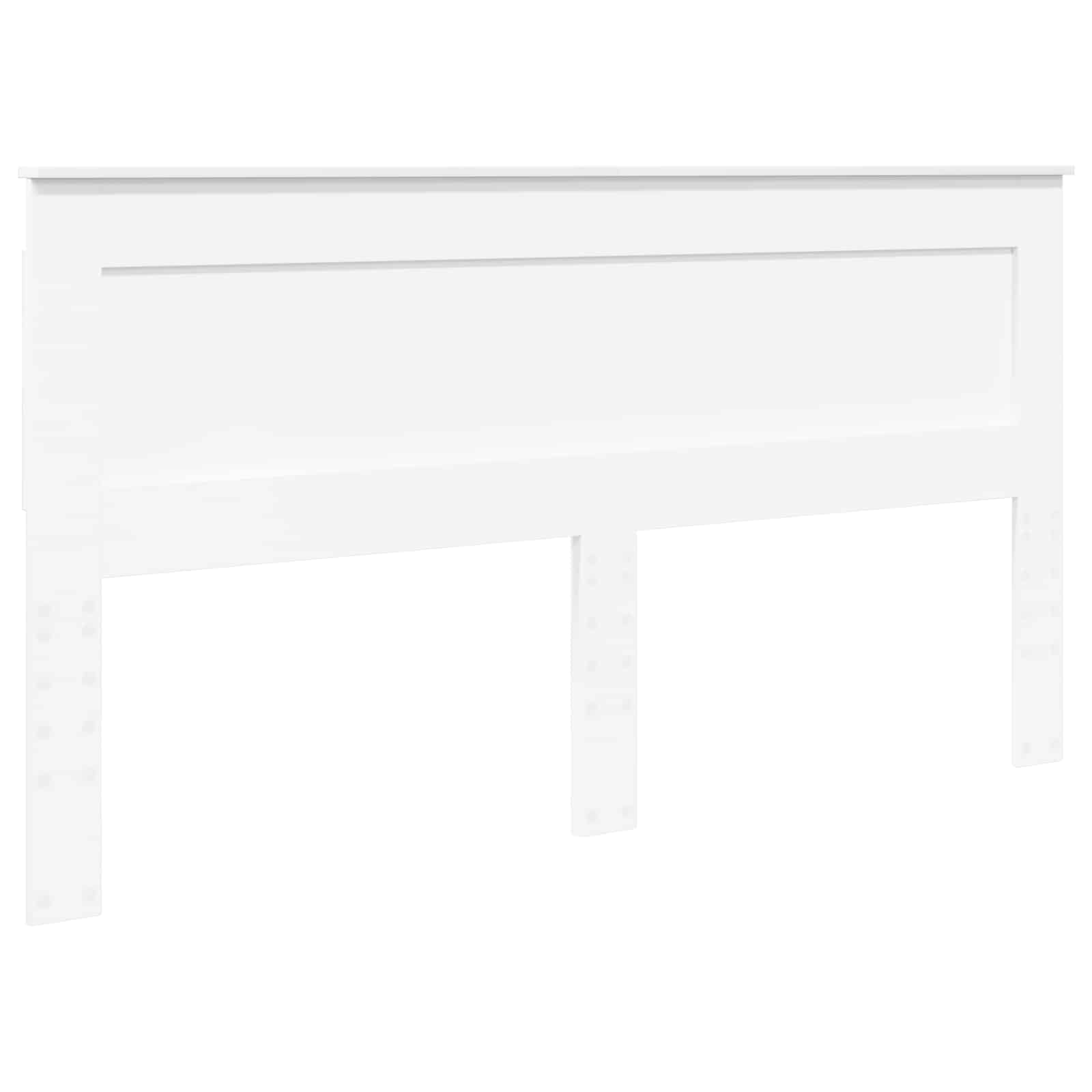 Seng med Oppbevaring med skuff Hvit 200 x 200 cm Konstruert tre