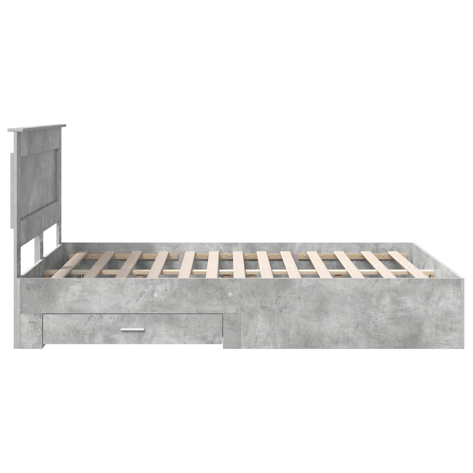 Sengestamme med skuff med hodegjerde med lagring Konstruert tre