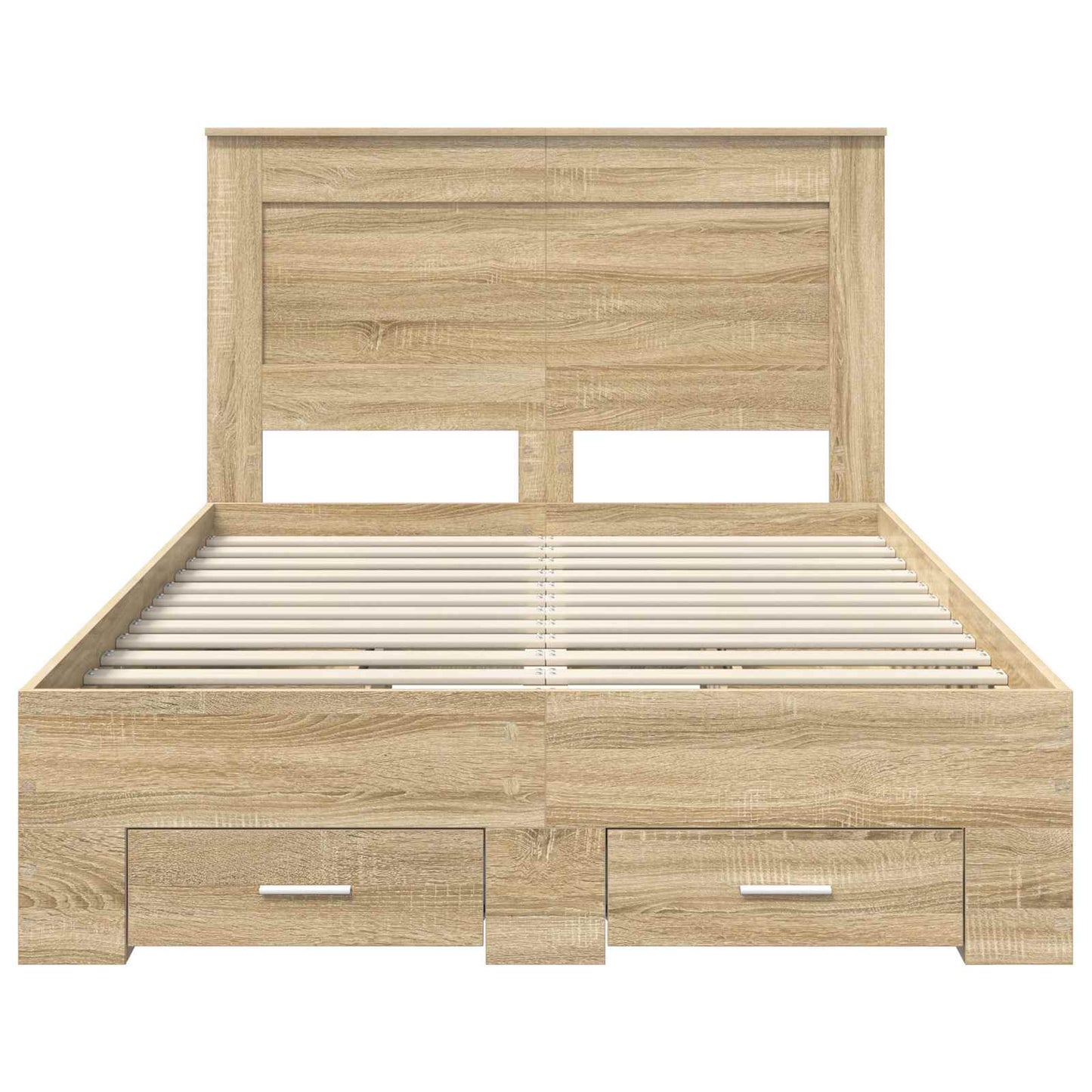 Sengestamme med skuff Sonoma eik 120 x 200 cm Konstruert tre