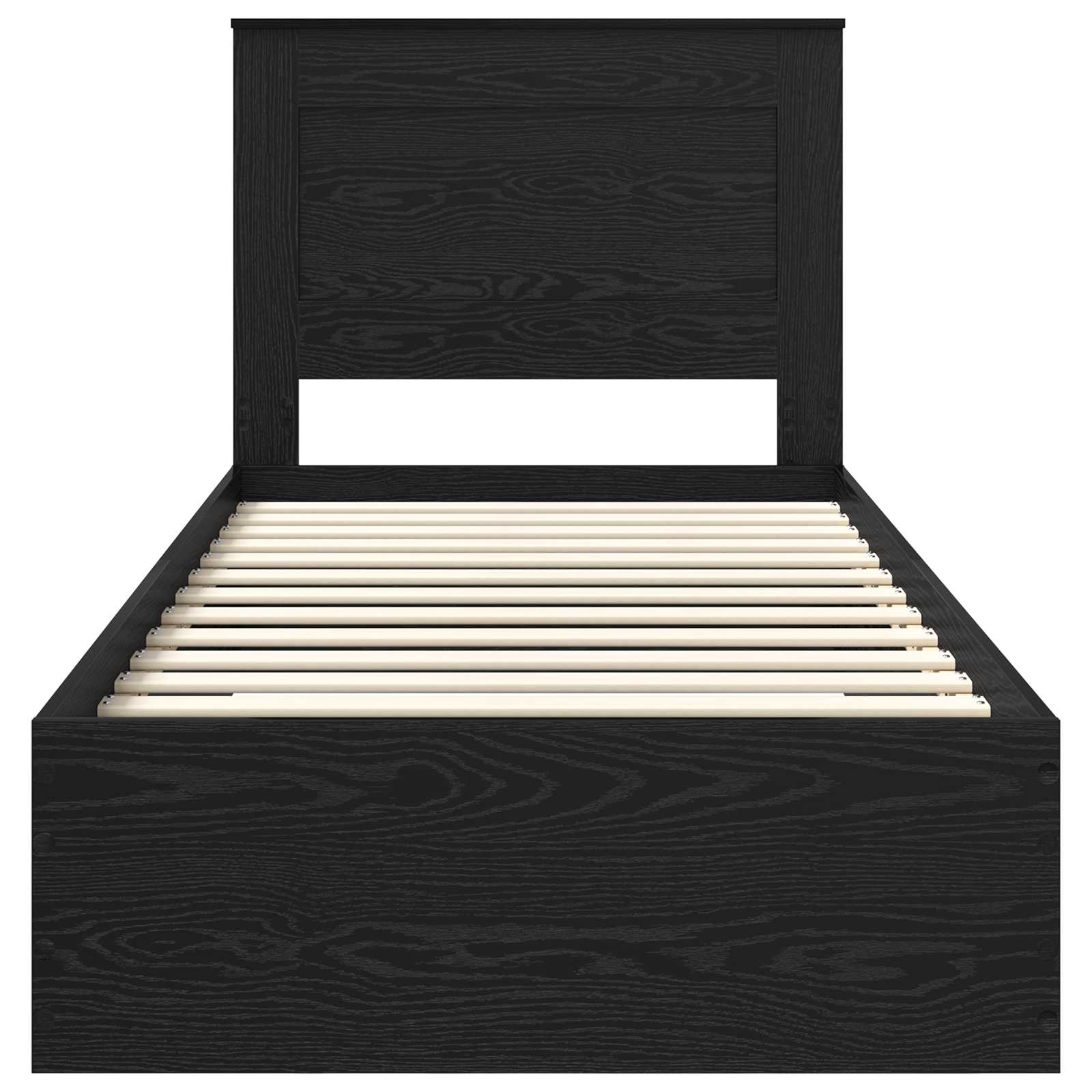 Sengestamme med skuff med hodegjerde med lagring Konstruert tre