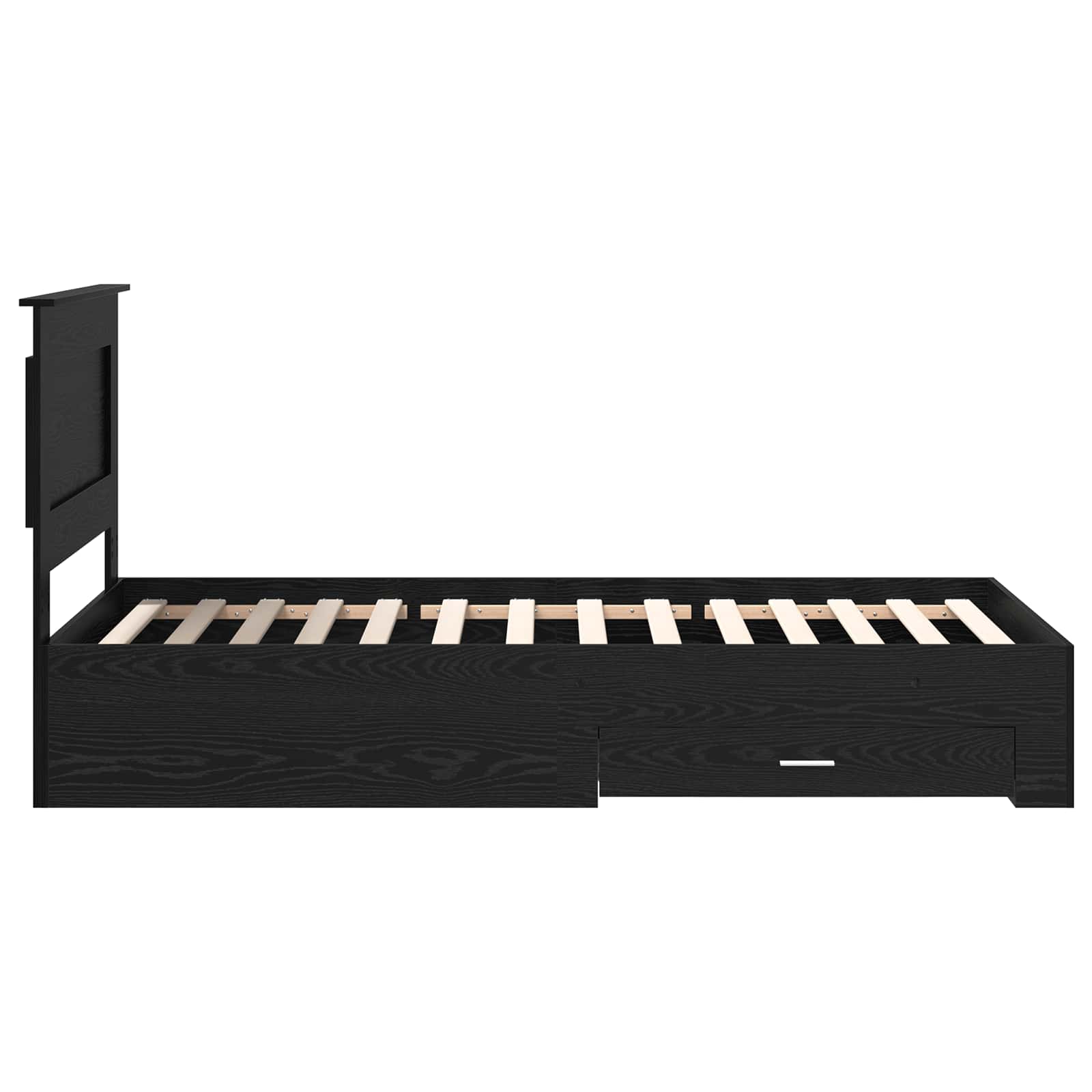 Sengestamme med skuff med hodegjerde med lagring Konstruert tre