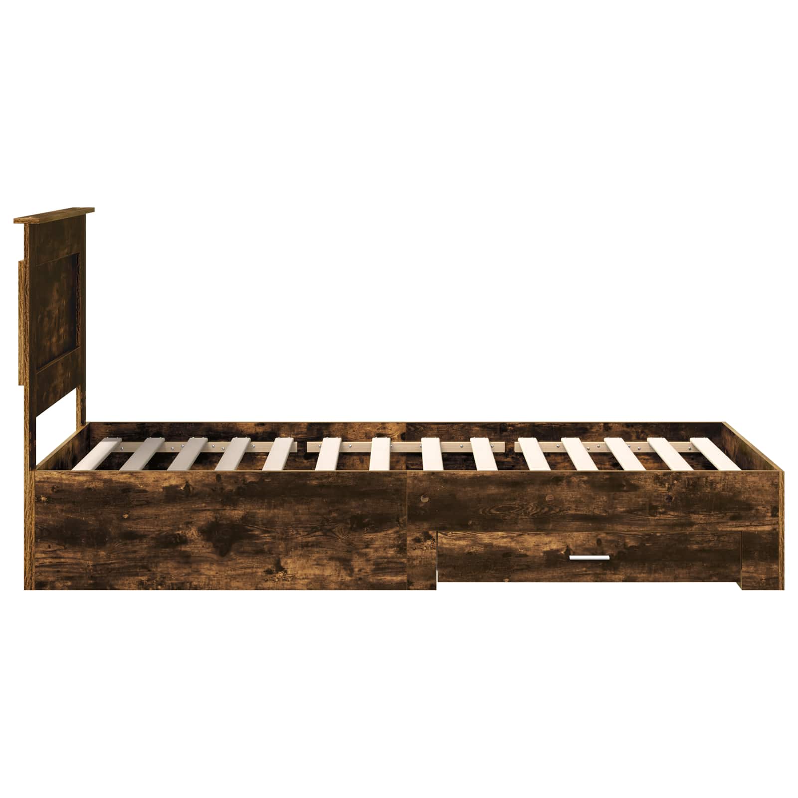 Sengestamme med skuff med hodegjerde med lagring Konstruert tre