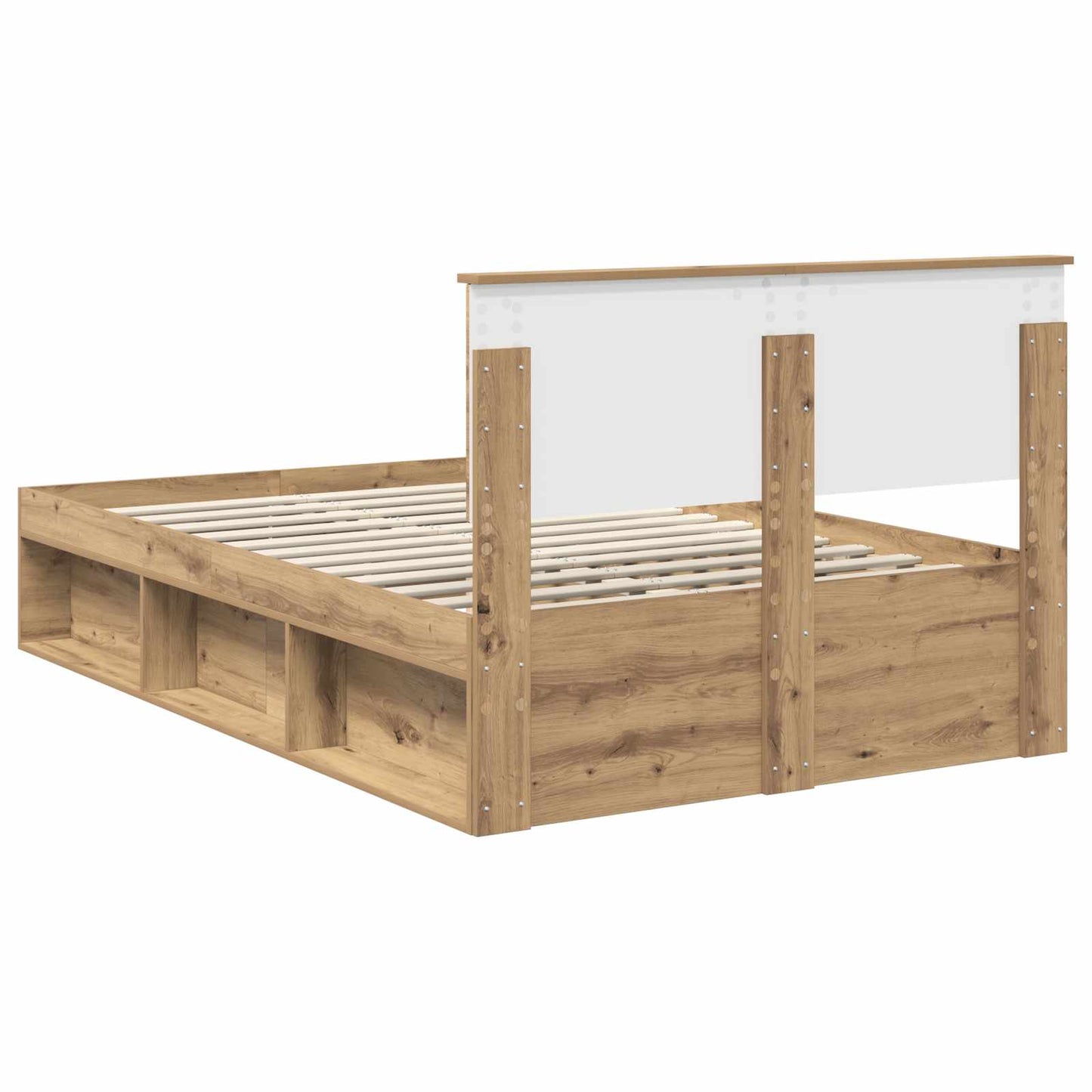 Sengestamme Kunstnerisk Eik 120 x 190 cm Massiv furu