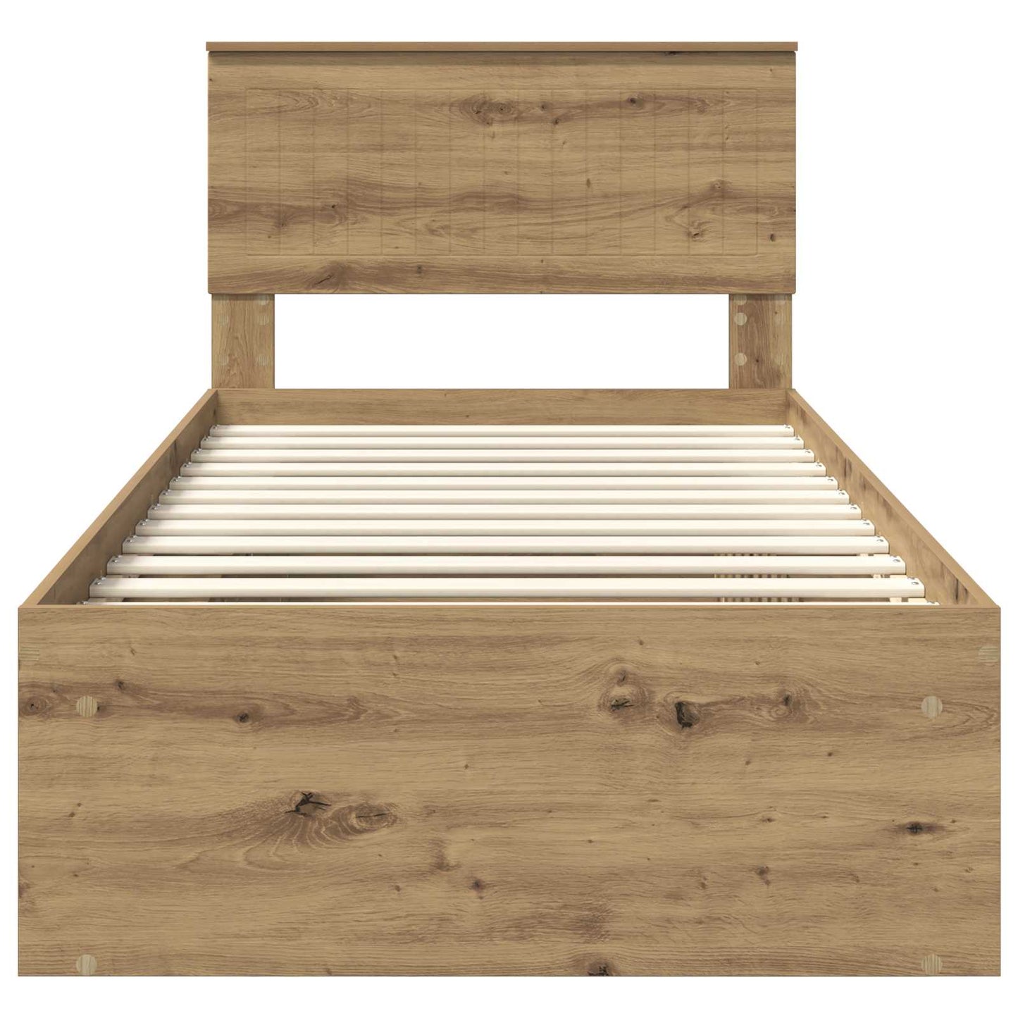 Sengestamme Kunstnerisk Eik 90 x 200 cm Massiv furu