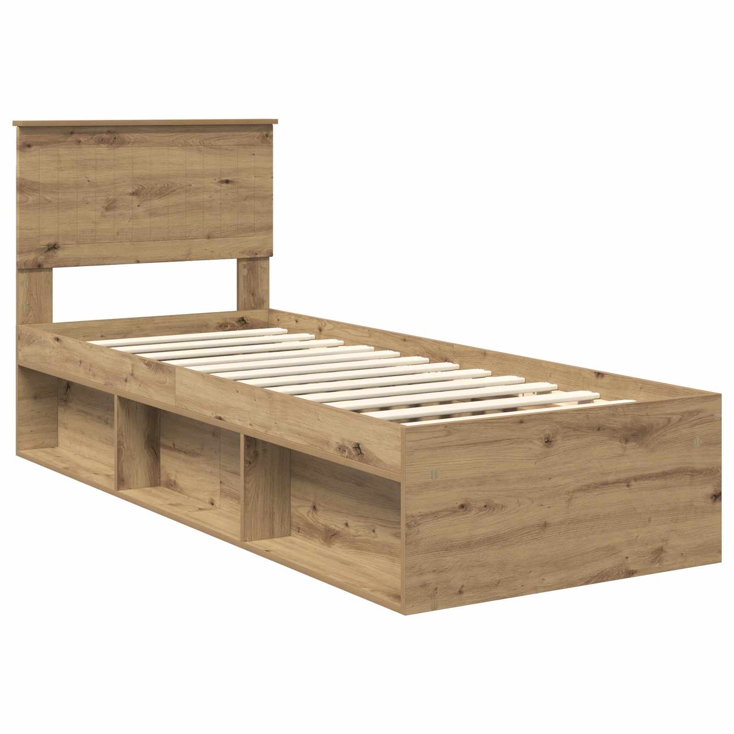 Sengestamme Kunstnerisk Eik 75 x 190 cm Massiv furu
