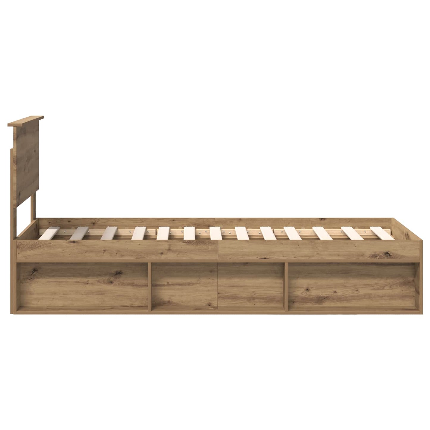 Sengestamme Kunstnerisk Eik 75 x 190 cm Massiv furu