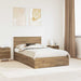 Sengestamme med skuff Artisan eik 120 x 190 cm Konstruert tre